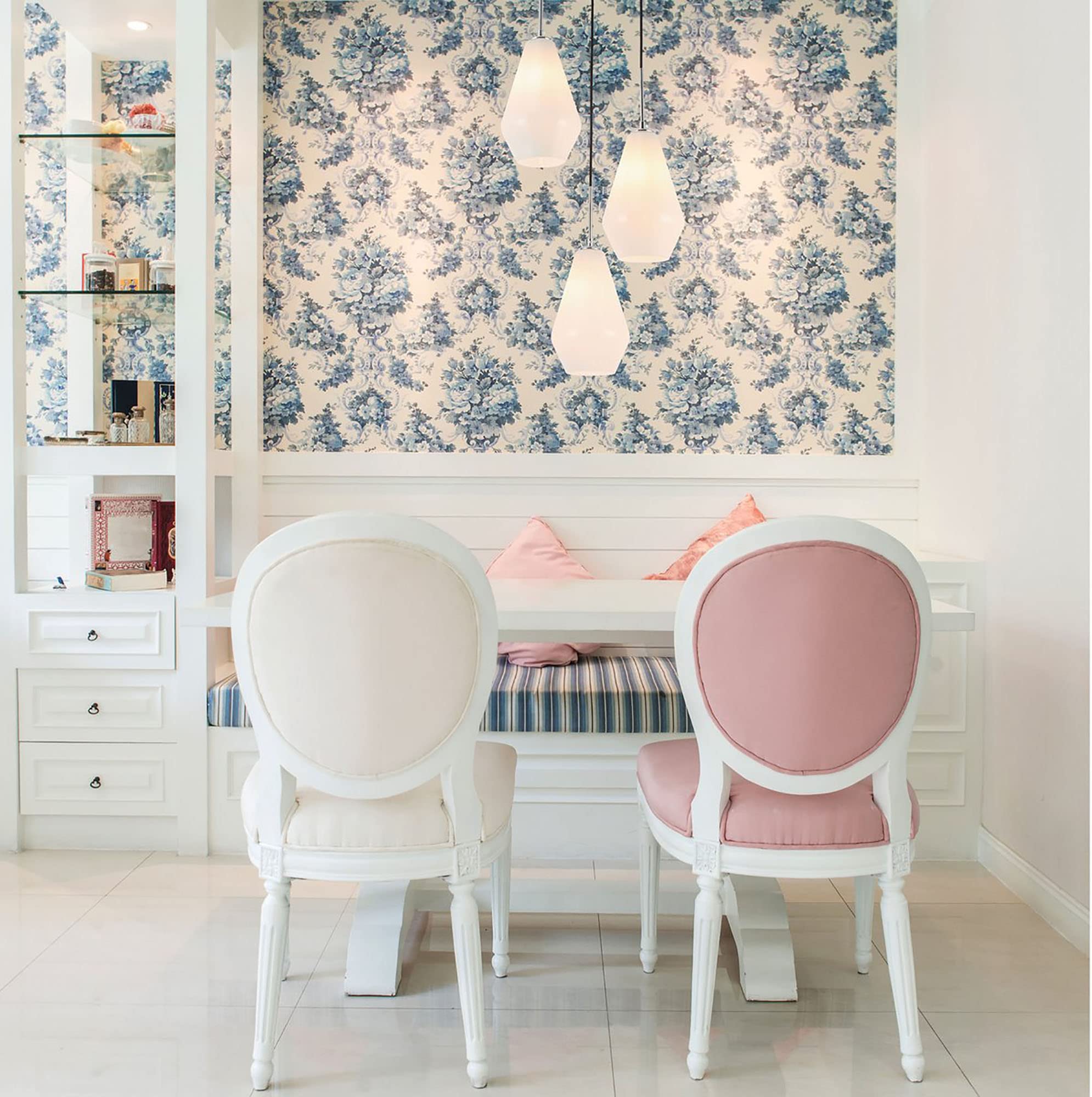 Elegant Lighting Chrome 3-Light Pendant - Modern Frosted White Glass Ceiling Fixture