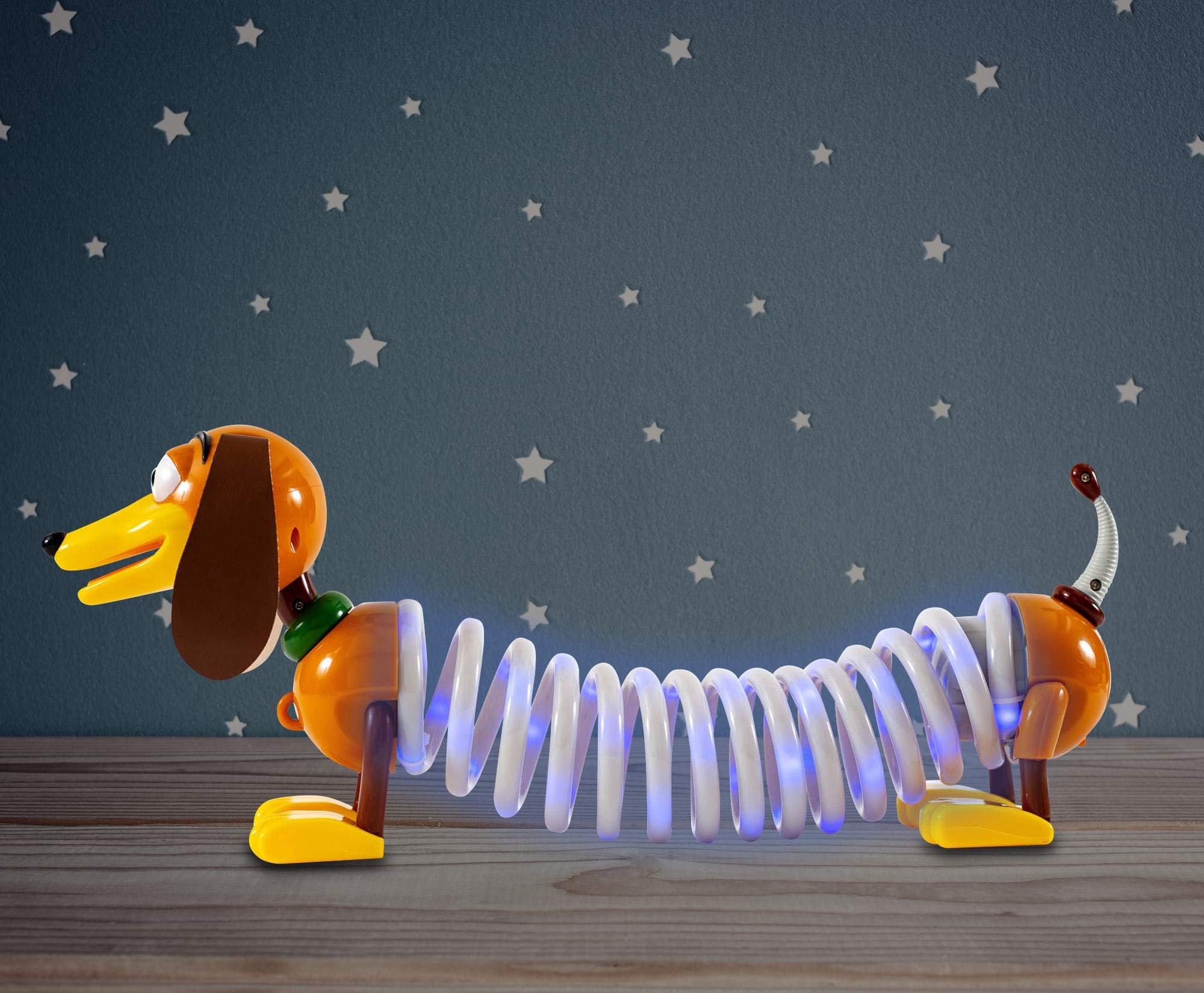 Ukonic Disney Pixar Toy Story Slinky Dog Mood Light | RGB LED | 12" | Multi-colored Plastic Collectible Lamp