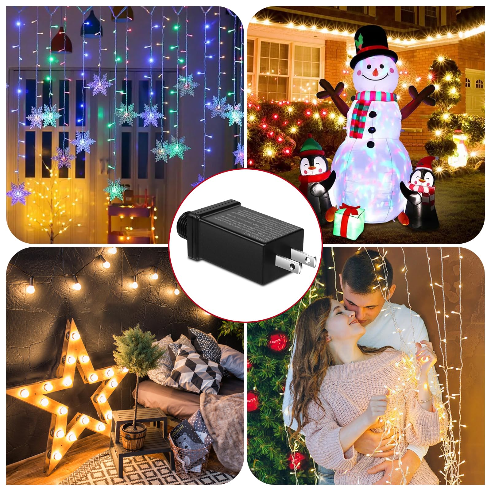 30V 6W Class 2 Power Supply, Ip44 Waterproof Led Low Voltage Power Adapter, Ac 120V To Dc 30V Replacement Yard Inflatable Adapte