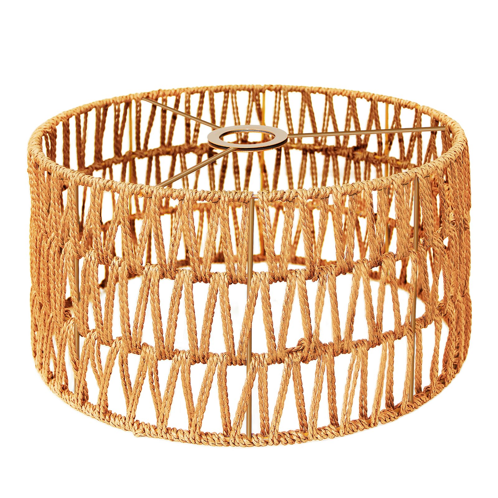 Hanging Light Boho Lamp Shades Small Lamp Shades for Table Lamps Vintage Rattan Lampshade for Hanging Lamp Wall Sconce Floor Lam