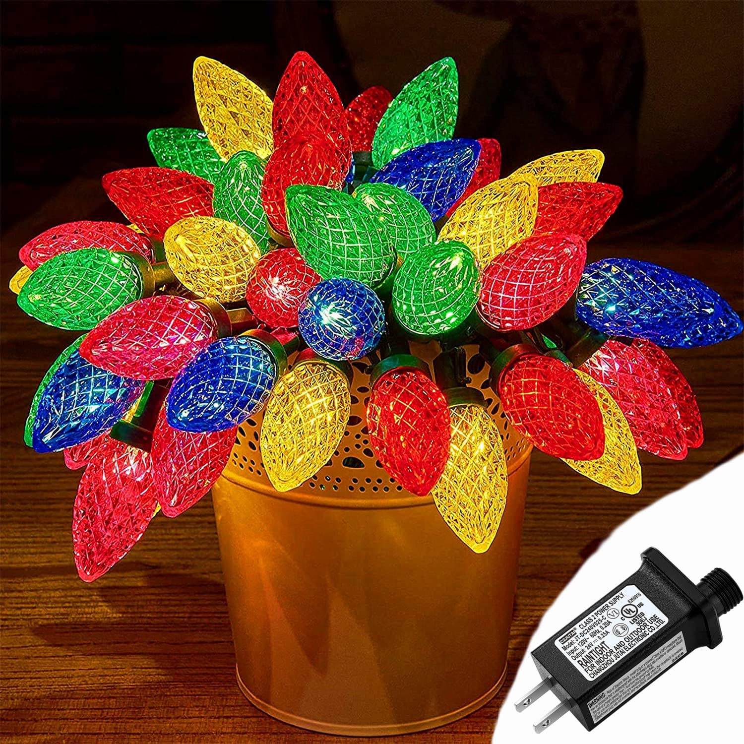 2Pcs Replacement 24V 0.25A Led Transformer Model Jt-Dc240V025-C Class 2 Power Supply Ip44 Led Light Controller Low Voltage Trans