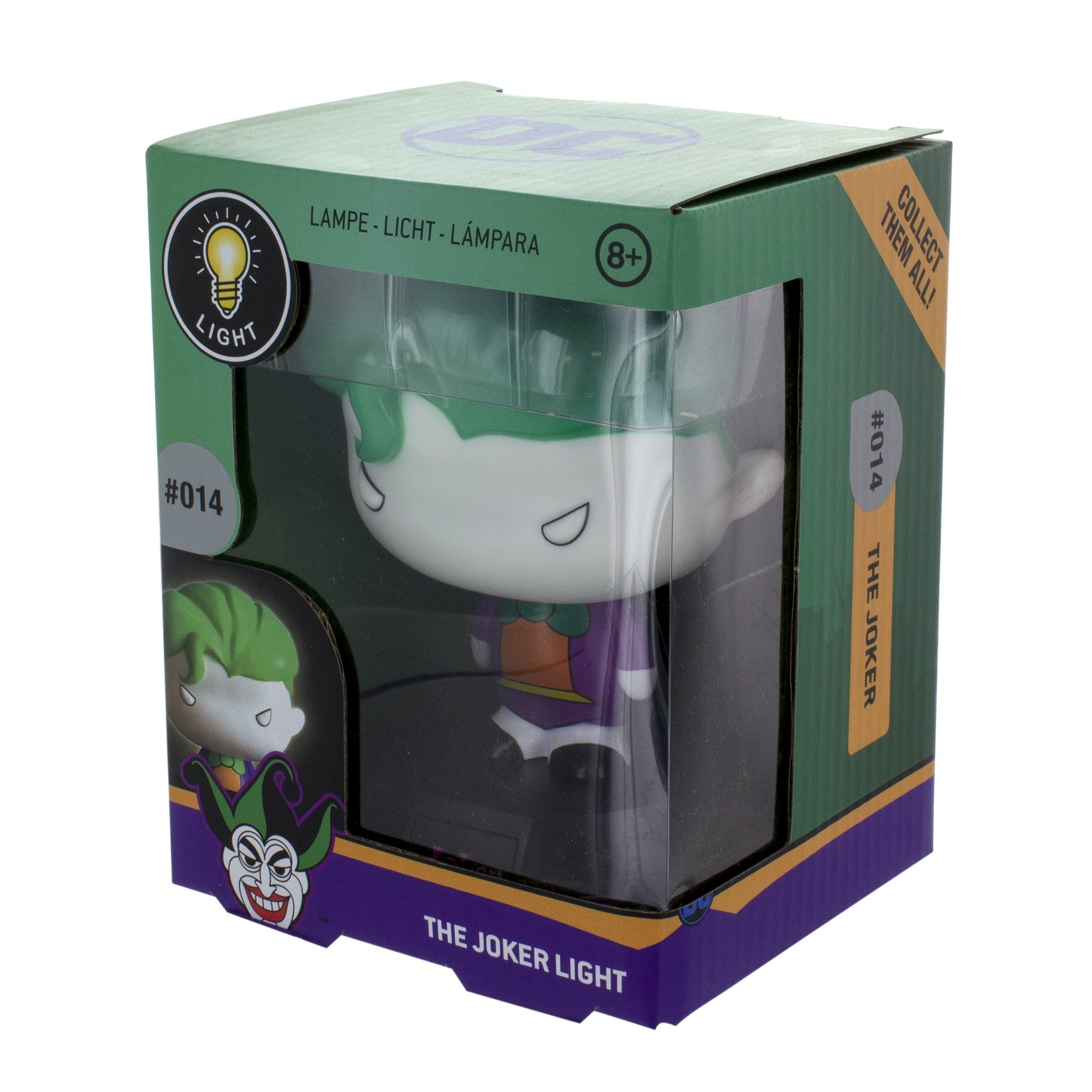 Paladone DC Comics The Joker 3D Character Ideal Night Kids Bedrooms, Office & Home | Officially Licensed Figurine | Pop Culture