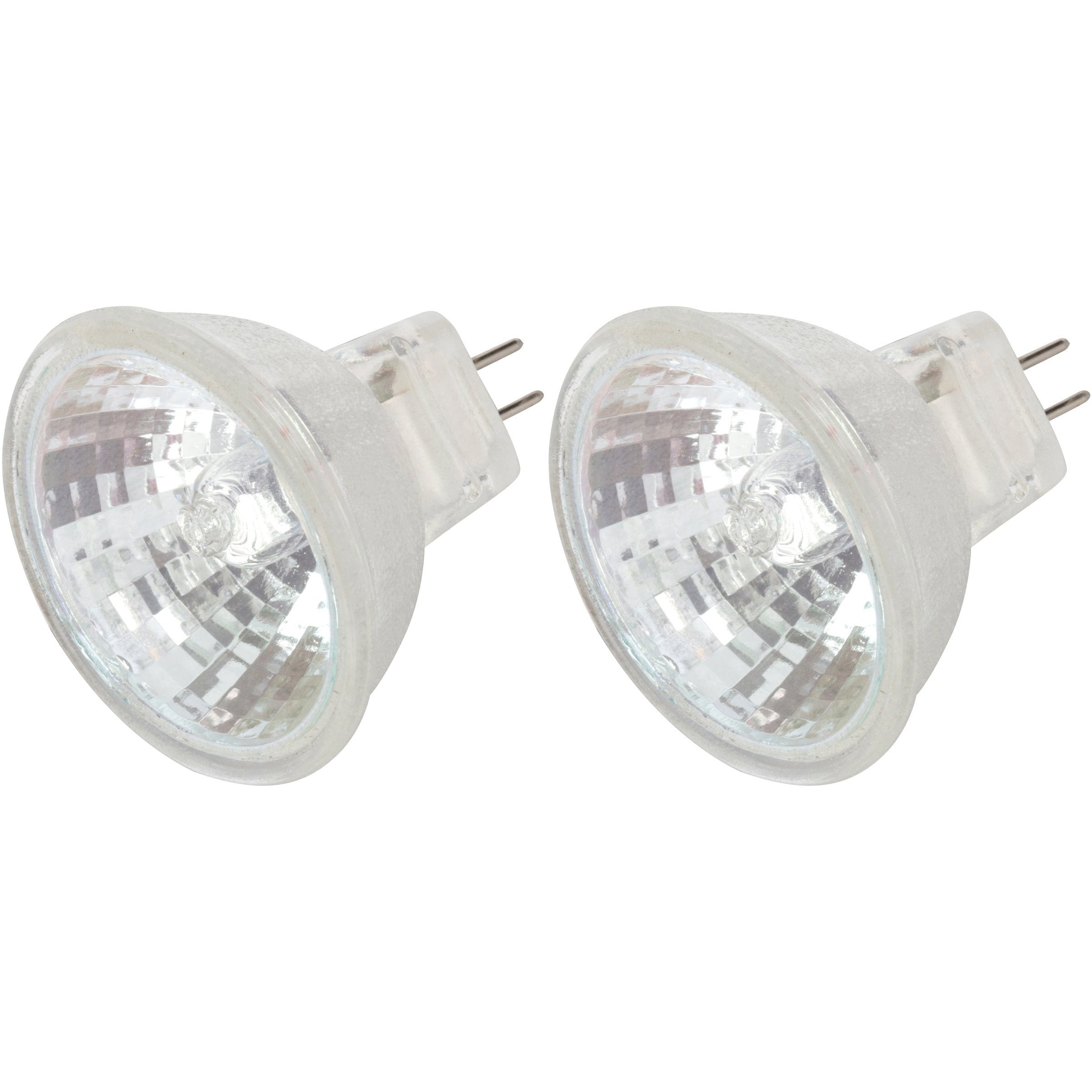 Simba Lighting 10 Watt 12 Volt Mr11 Halogen Spotlight Bulbs (2 Pack) 2-Pin 110Lm 30 Beam Angle For Accent, Track Light, And Fibe