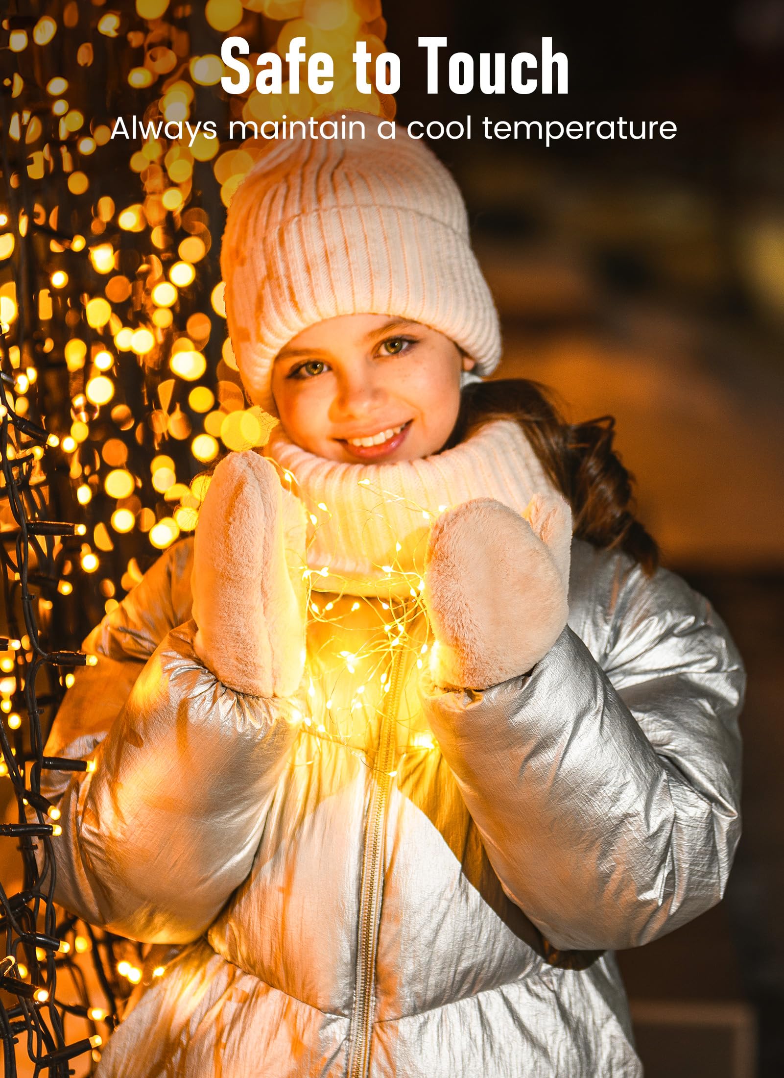 Minetom USB Fairy Lights, 33ft 100 LED Twinkle String Lights, Waterproof, Warm White, Remote & Timer, Ideal for Indoor/Outdoor Decor