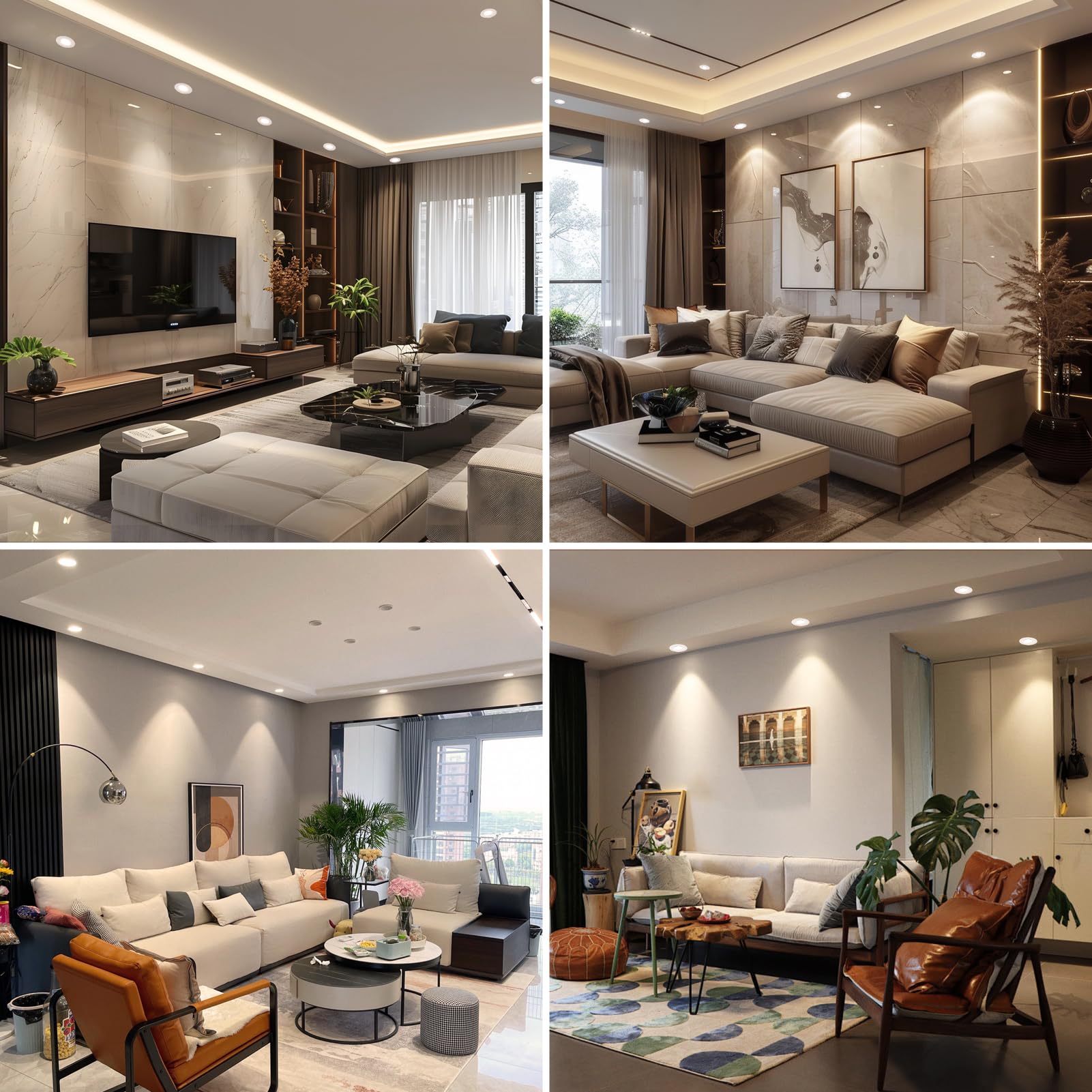 Inshareplus 2 Inch Led Downlight  3W Cob Dimmable Recessed Lighting  4000K Natural White  Cri 80  Ceiling Lights With Driver  20Pack