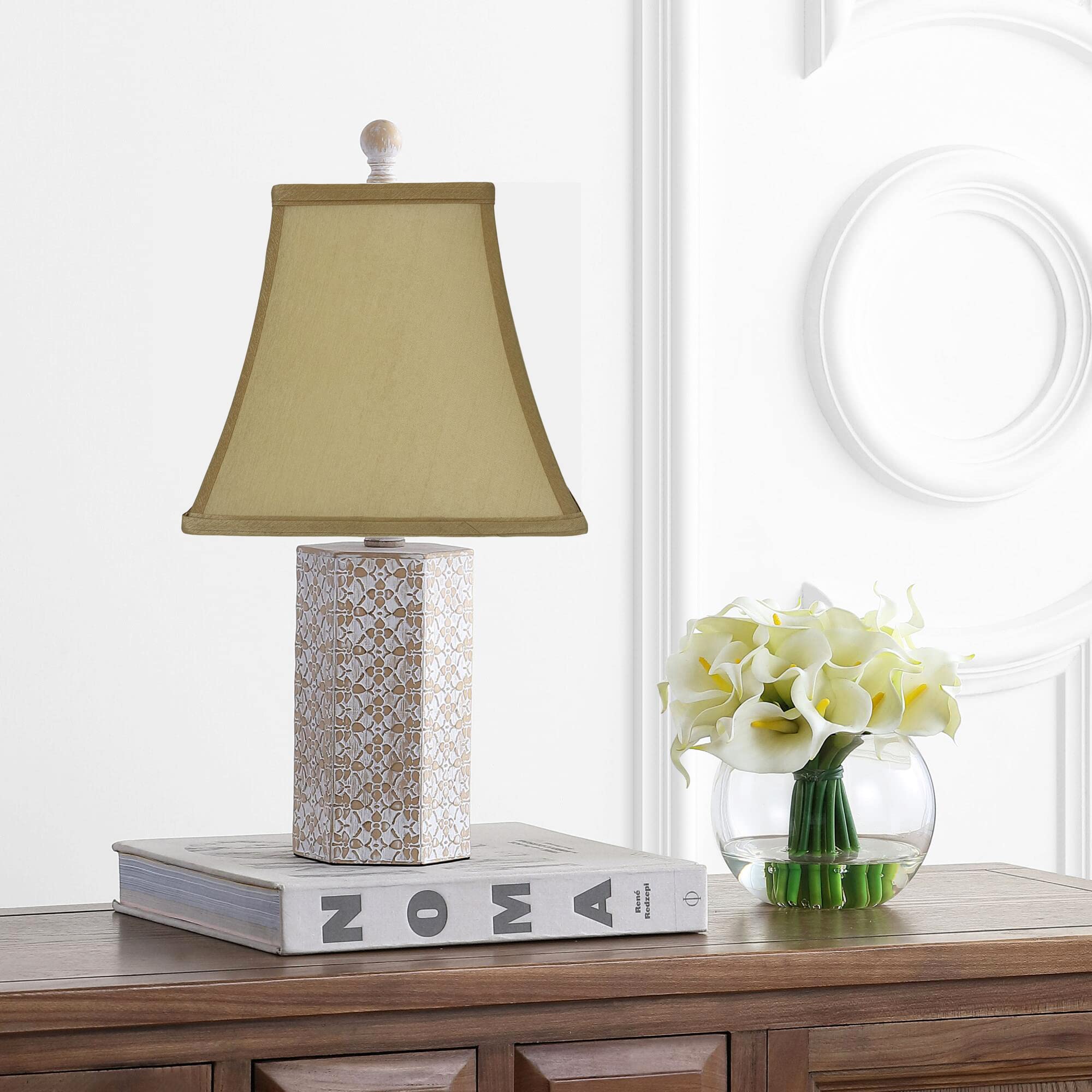 Urbanest Softback Bell Lampshade, Faux Silk, Tan, 5.25x9x8 inches