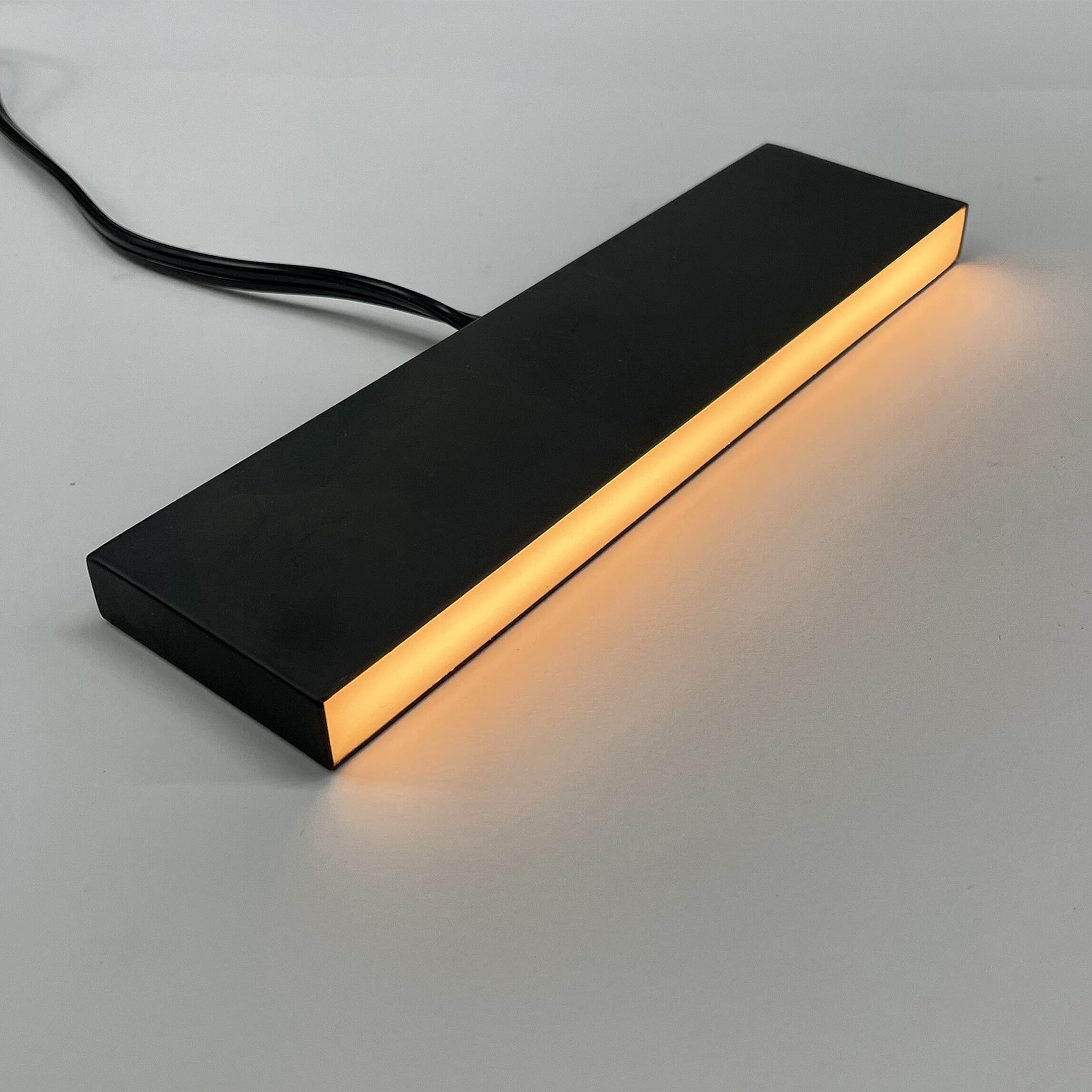 Lumengy Paver Light Slim 0.5X8 Inch (0.55 X 7.87 Inches) 2700K Warm White Glare-Free Steel Brick Lighting For Pavers, Walls, Driveway & Pathway Borders, Waterproof, Drive-Over Rated - 12V Ac/Dc