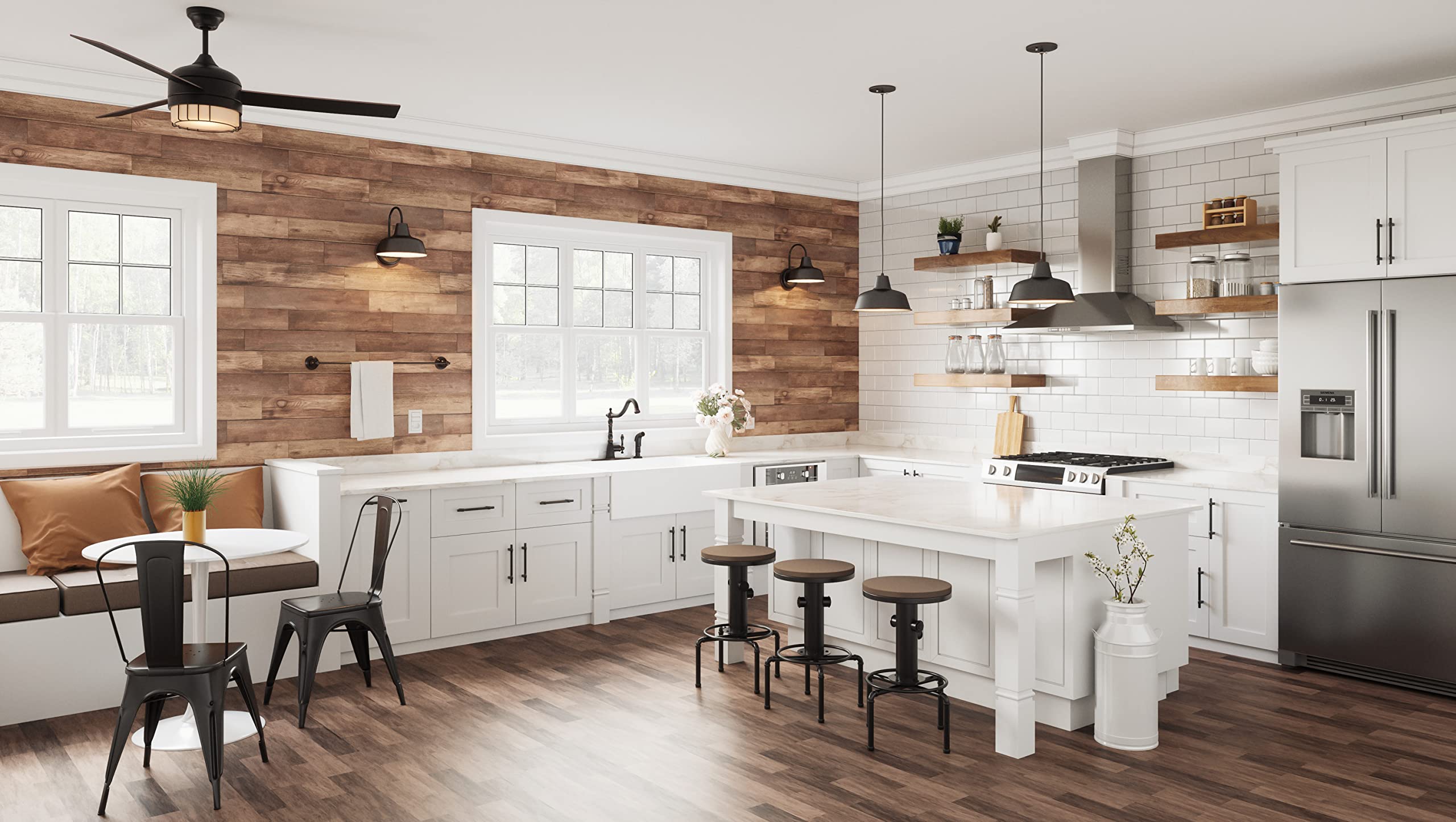 Mason Pendant Light Fixtures - Adjustable Hanging Lights For Kitchen Island, Dining Room - Farmhouse Light Fixtures With Metal S