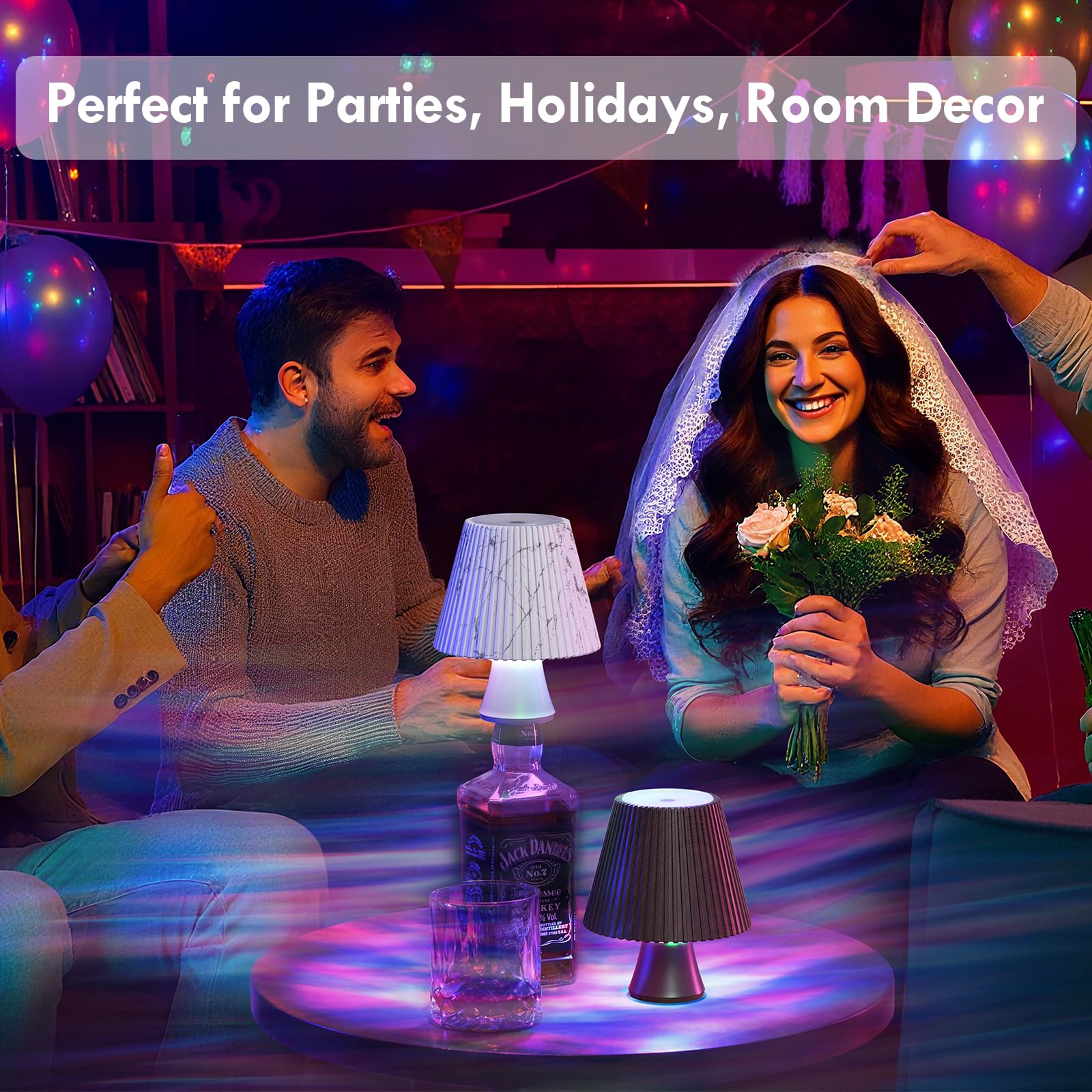 Wilit Wireless Bottle Lamp Shade  Rgb Color Changing Led Night Light  Mood Lighting For Living Room  Bedroom Decor For Teen Girls Boys  Wine Bottle Lights  Gifts For Women  Bar Decor Accessories