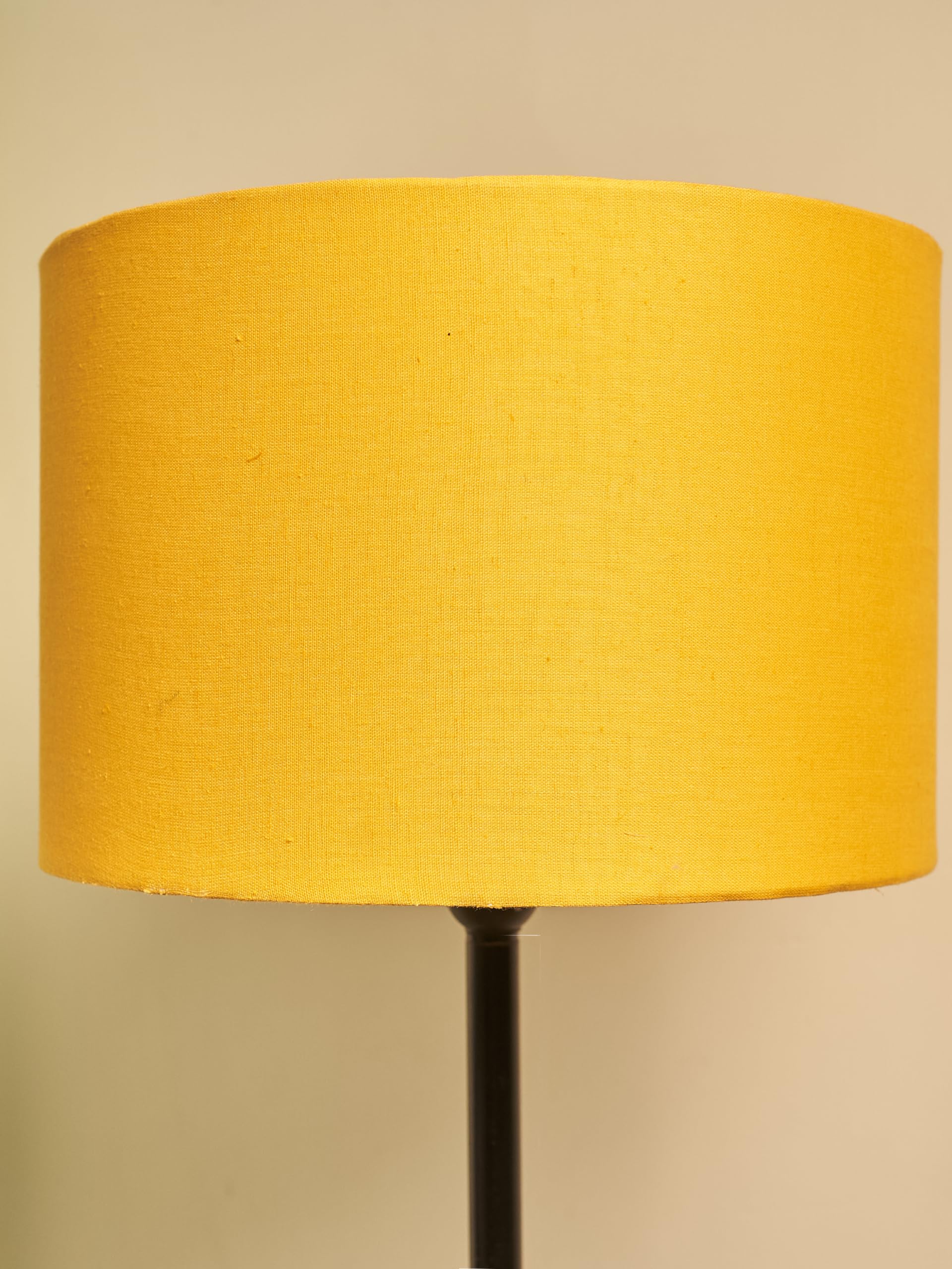 Crosscut Furniture Metal Floor Lamp with 3 shelves (Fresh Yellow)