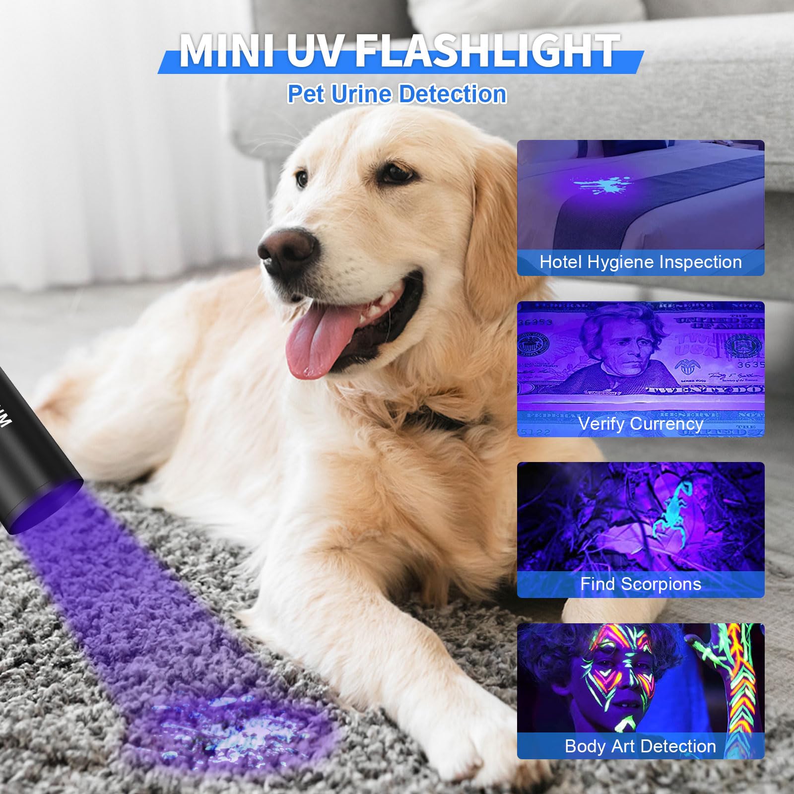 Goreit 990,000 Lumens Led Rechargeable Flashlight - Waterproof, High Powered For Camping & Emergencies