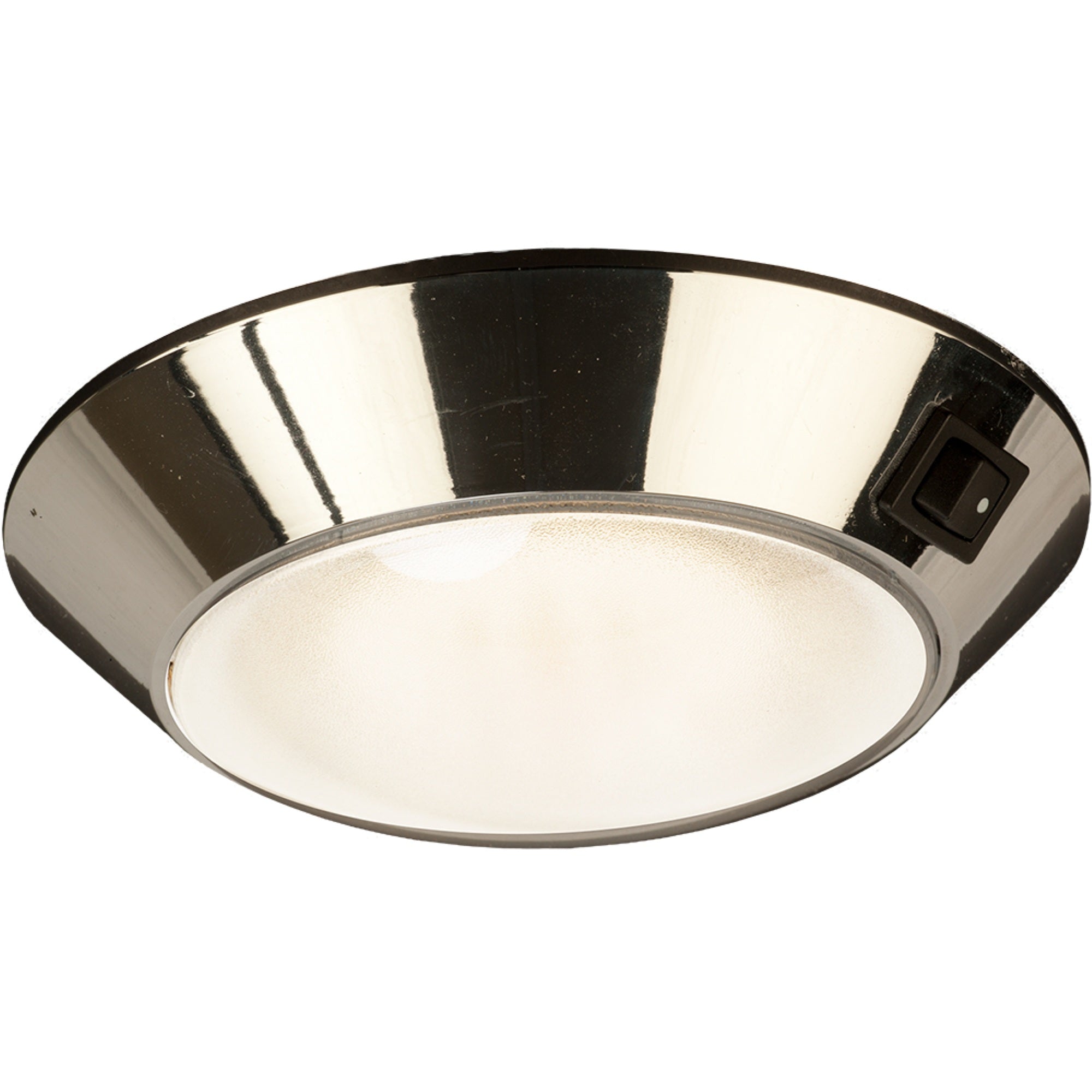 Sea Dog Chrome Plastic Led Dome Light 4'' Day/Night