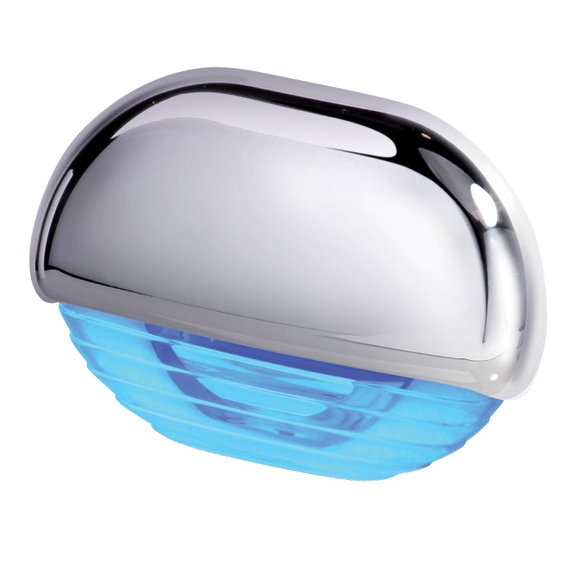Hella Easy Fit Step Lamp Blue Chrome Cap