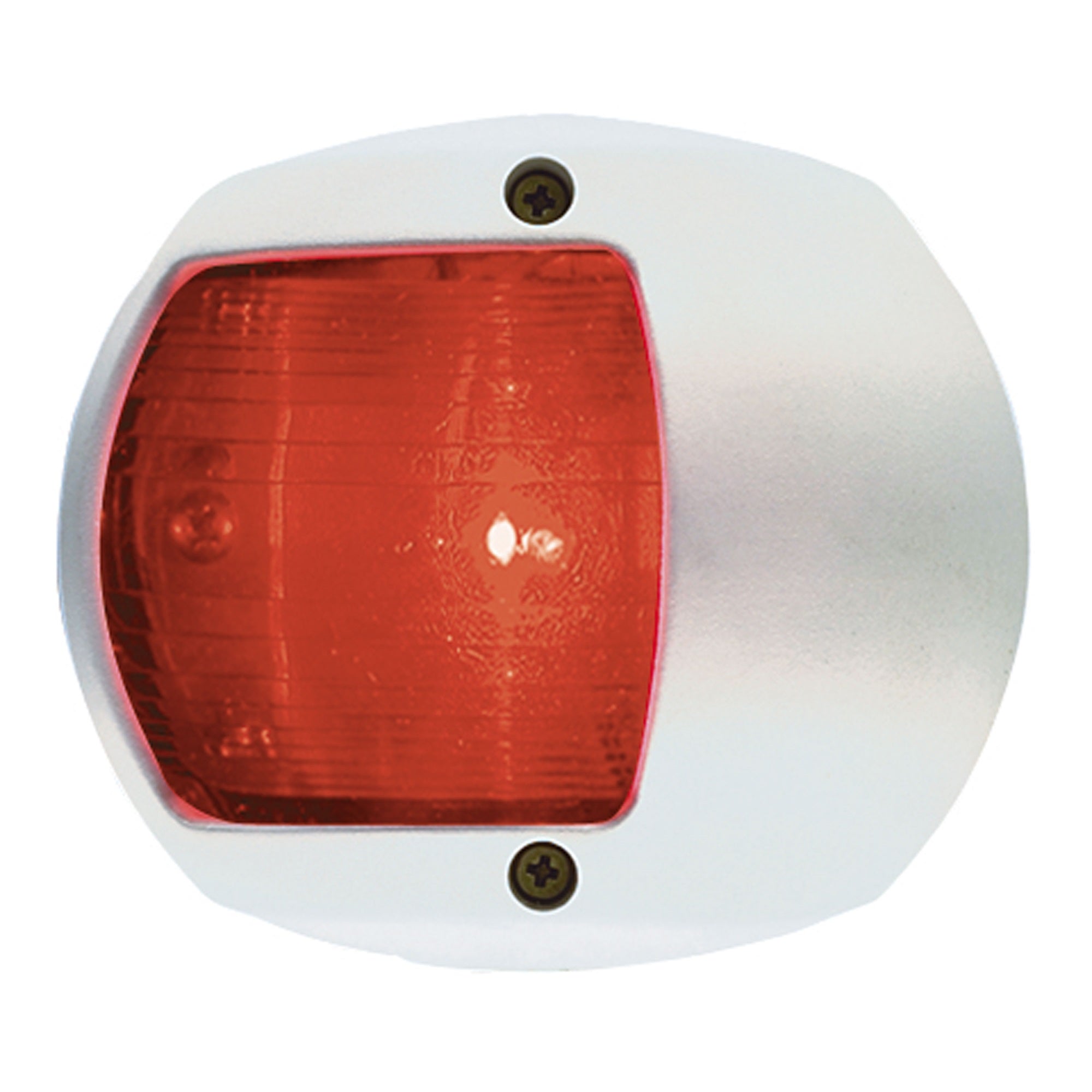 Perko 0170Wp0Dp1 Navigation Side Light - Red With White Polymer Base