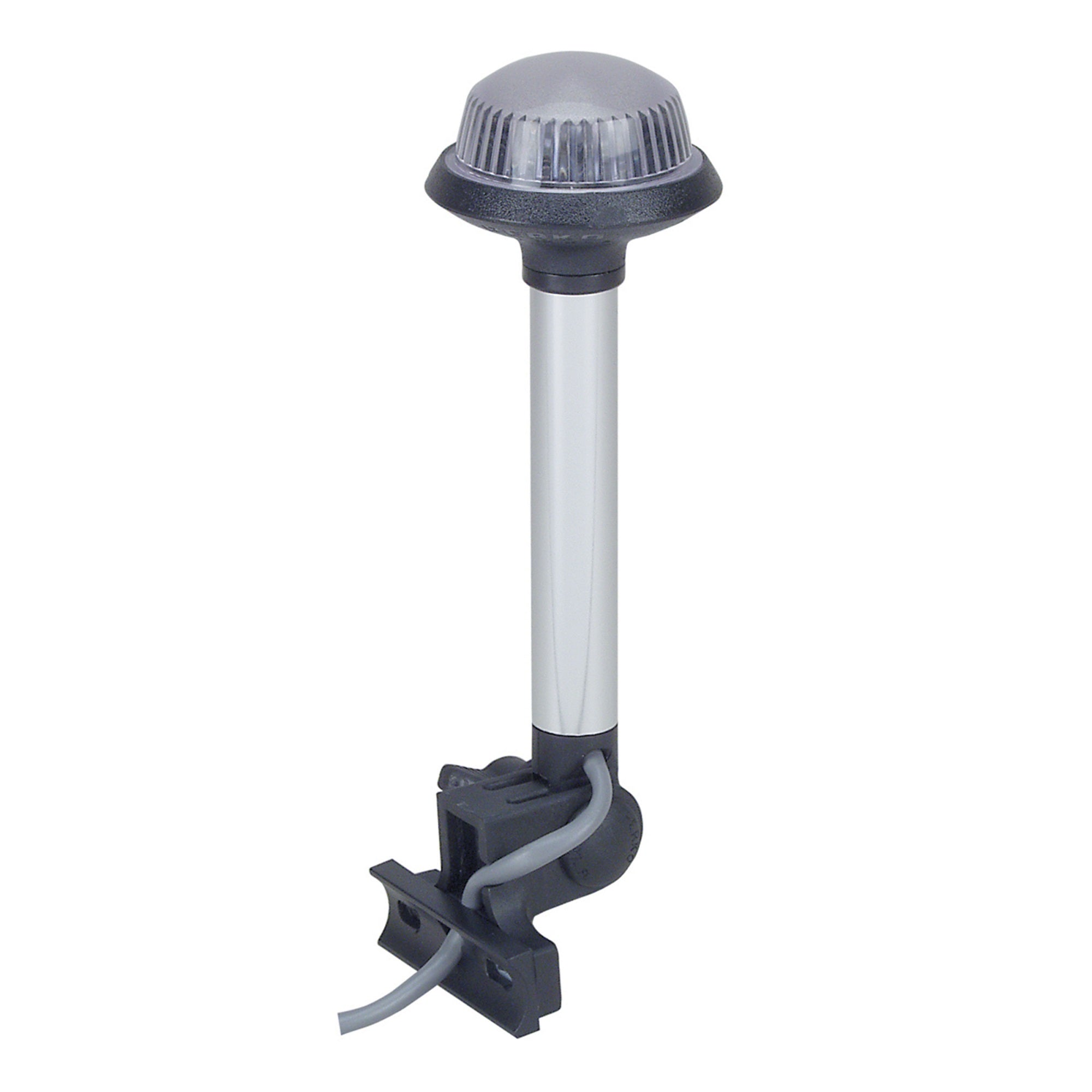 Perko Fixed-Mount Folding Tower/Arch Light - 8in Height, White, Model 1607DP0CHR