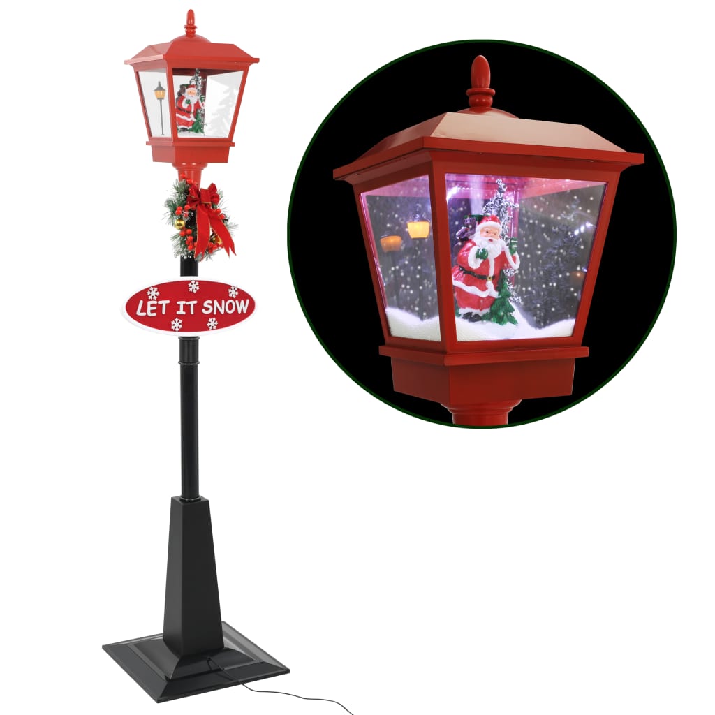 vidaXL Weihnachts-Straenlampe mit Weihnachtsmann 180 cm LED