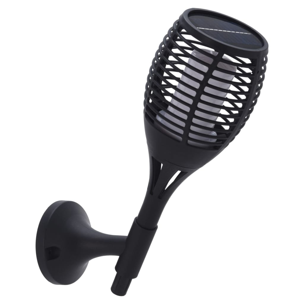 ProGarden 3-in-1 LED Solar-Taschenlampe Gartenleuchte Schwarz