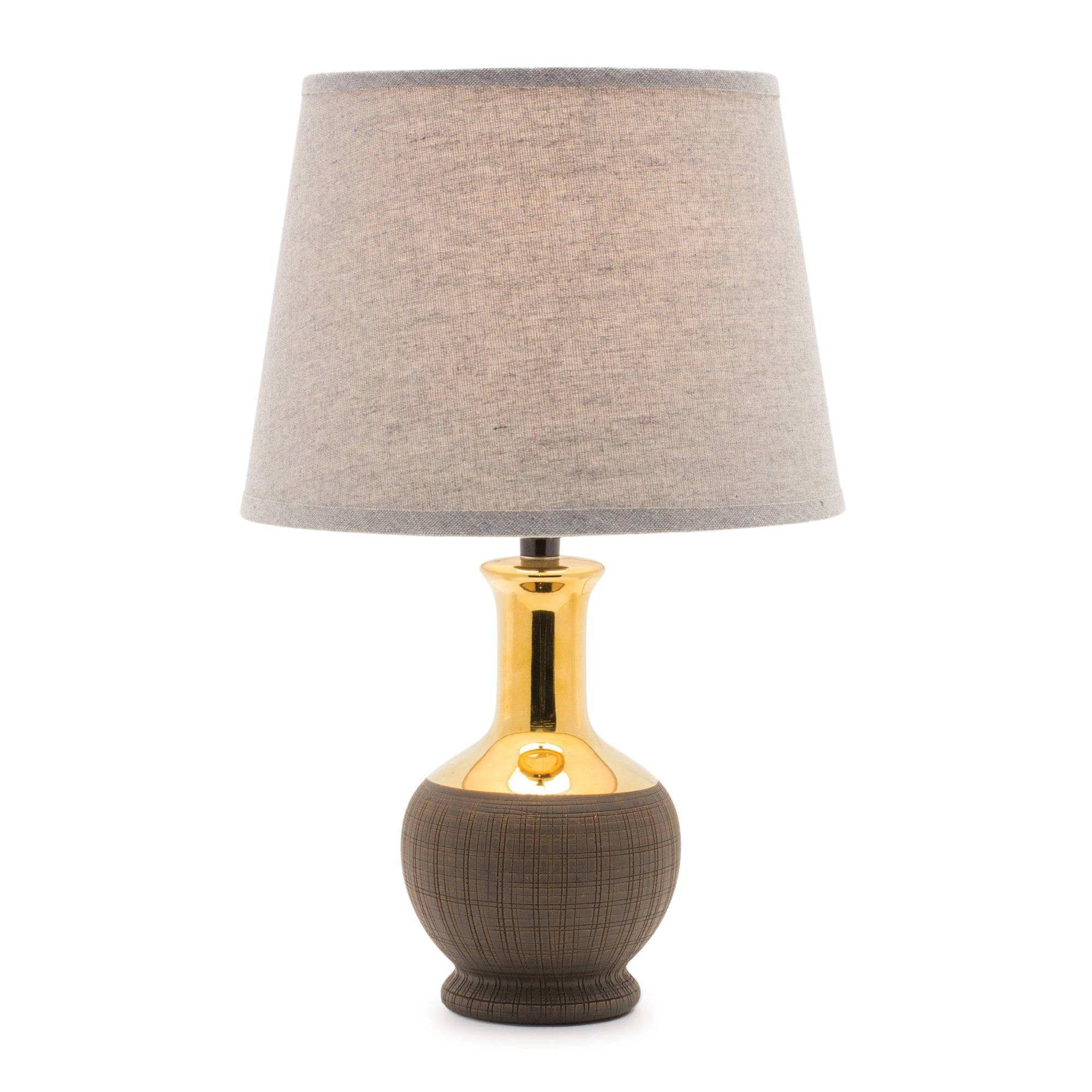 Table Lamp 17''H Ceramic/Linen Max 60W