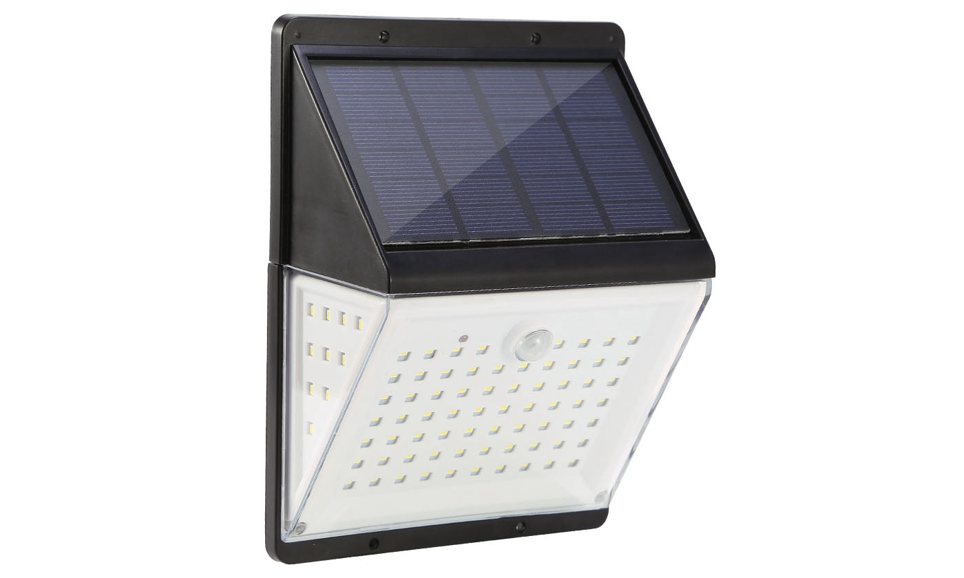 Kocaso 88 Leds Solar Wall Lights With Motion Sensor, Ip65 Waterproof For Garden & Garage