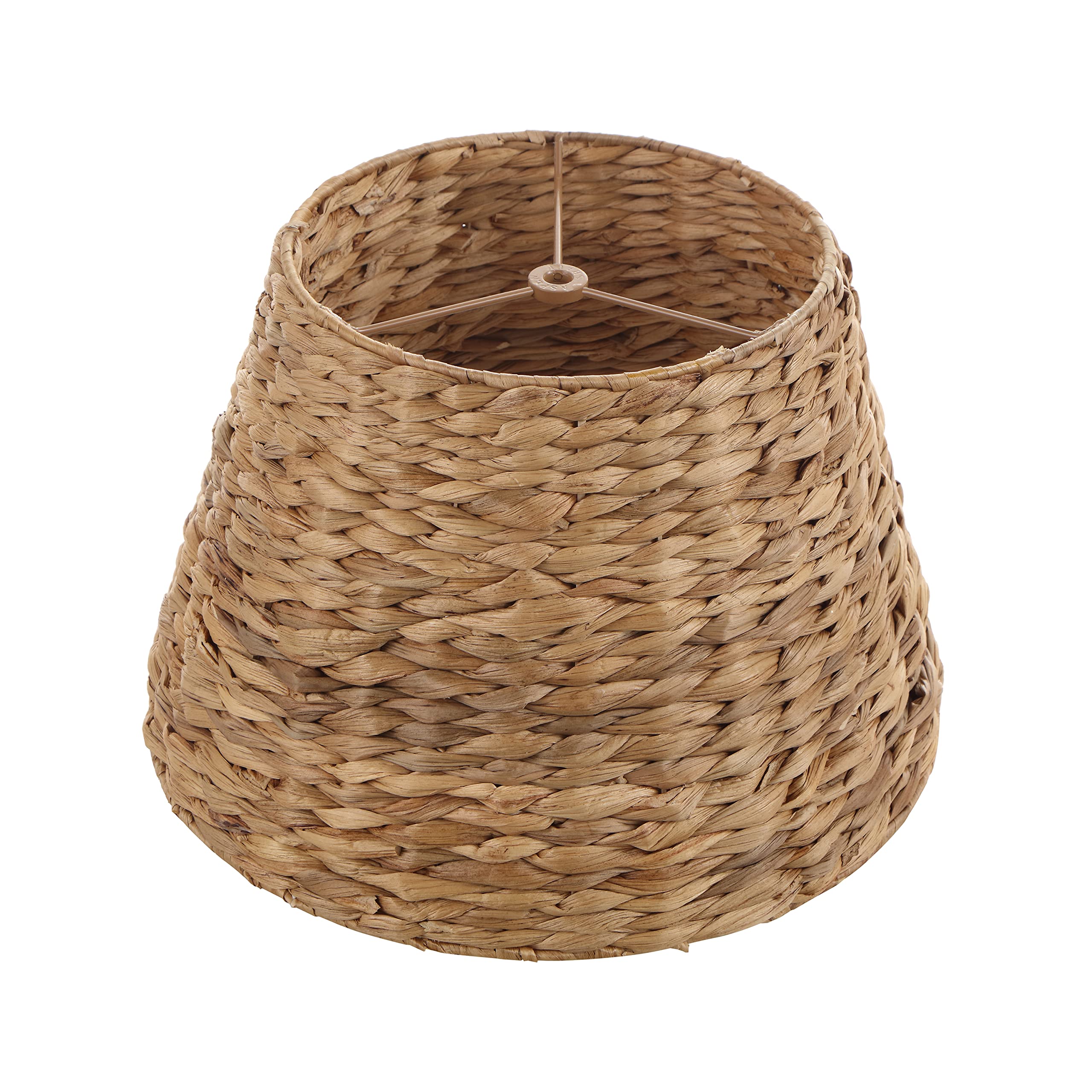 Aspen Creative 32990, Empire Water Hyacinth Spider Shade, 9&quot; Top X 14&quot; Bottom X 9-1/2&quot; Slant