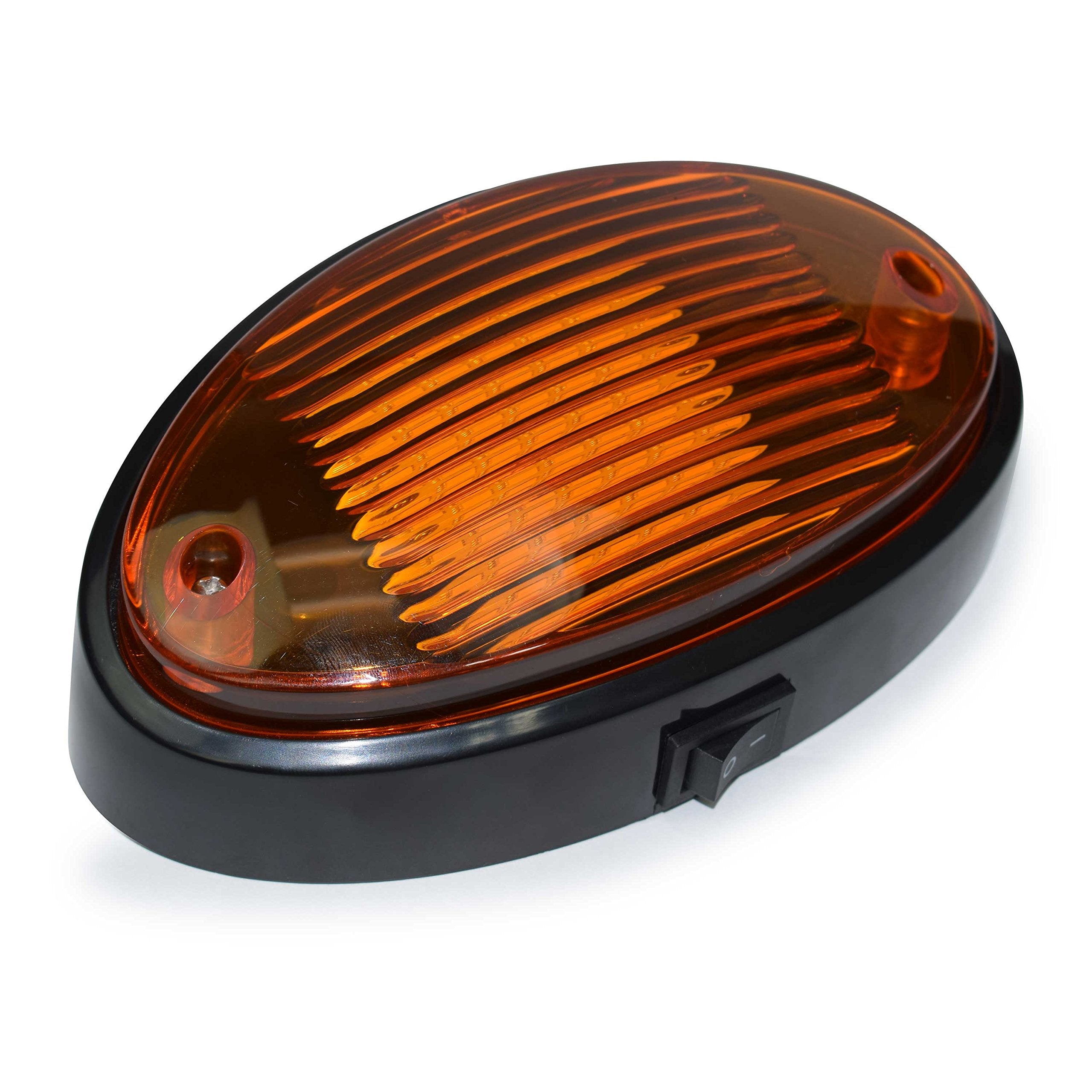 2 LED RV Exterior Porch Utility Light Oval 12v 300 Lumen Lighting Fixture Replacement Lighting for RVs, Trailers, Campers, 5th W