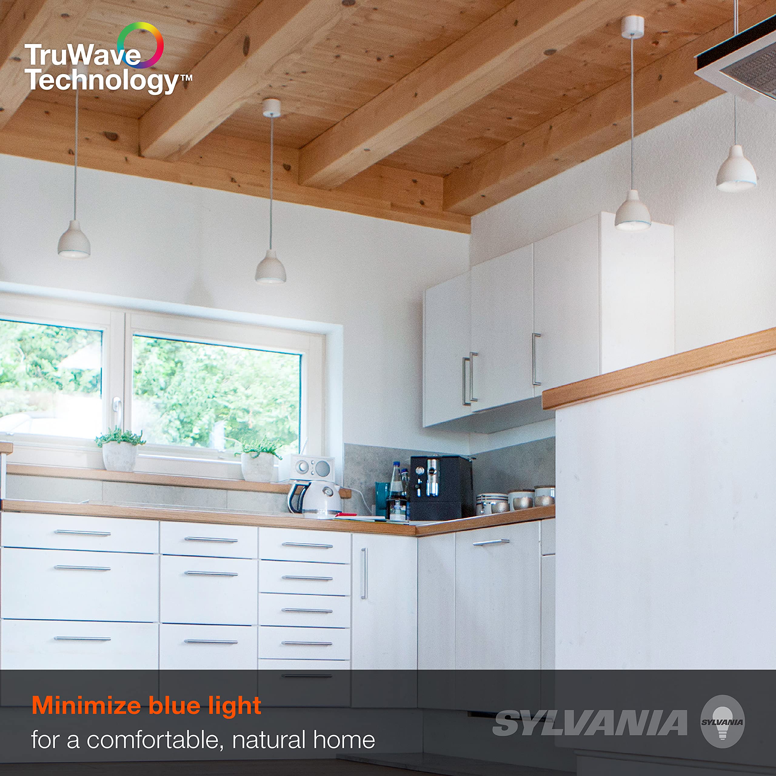 Sylvania LED TruWave B10 Chandelier Light Bulb, 100W Equivalent, 8W, Dimmable, Candelabra Base, 900 Lumens, 5000K,