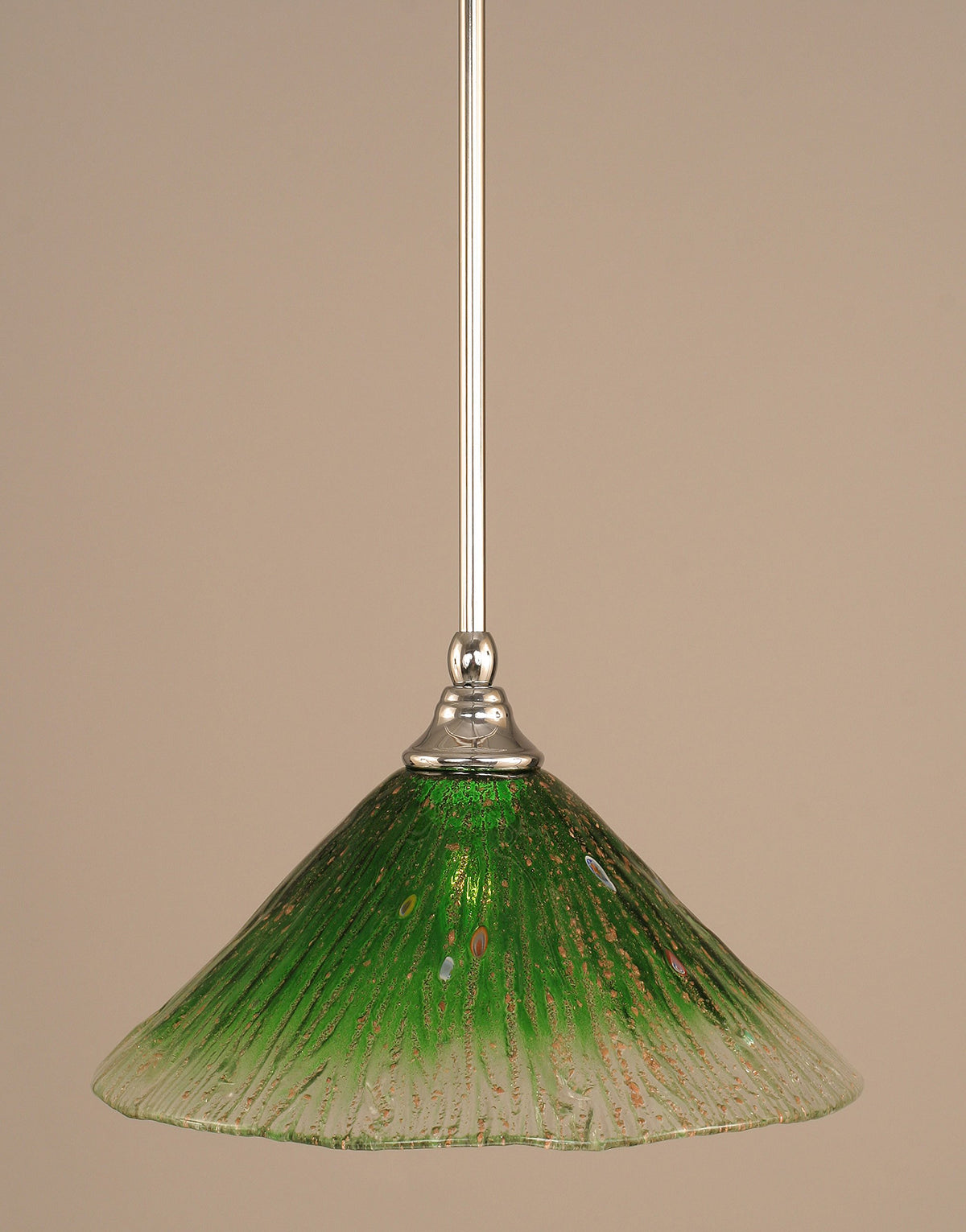 Toltec Lighting 1 Light Mini Pendant In Chrome (23-Ch-447)