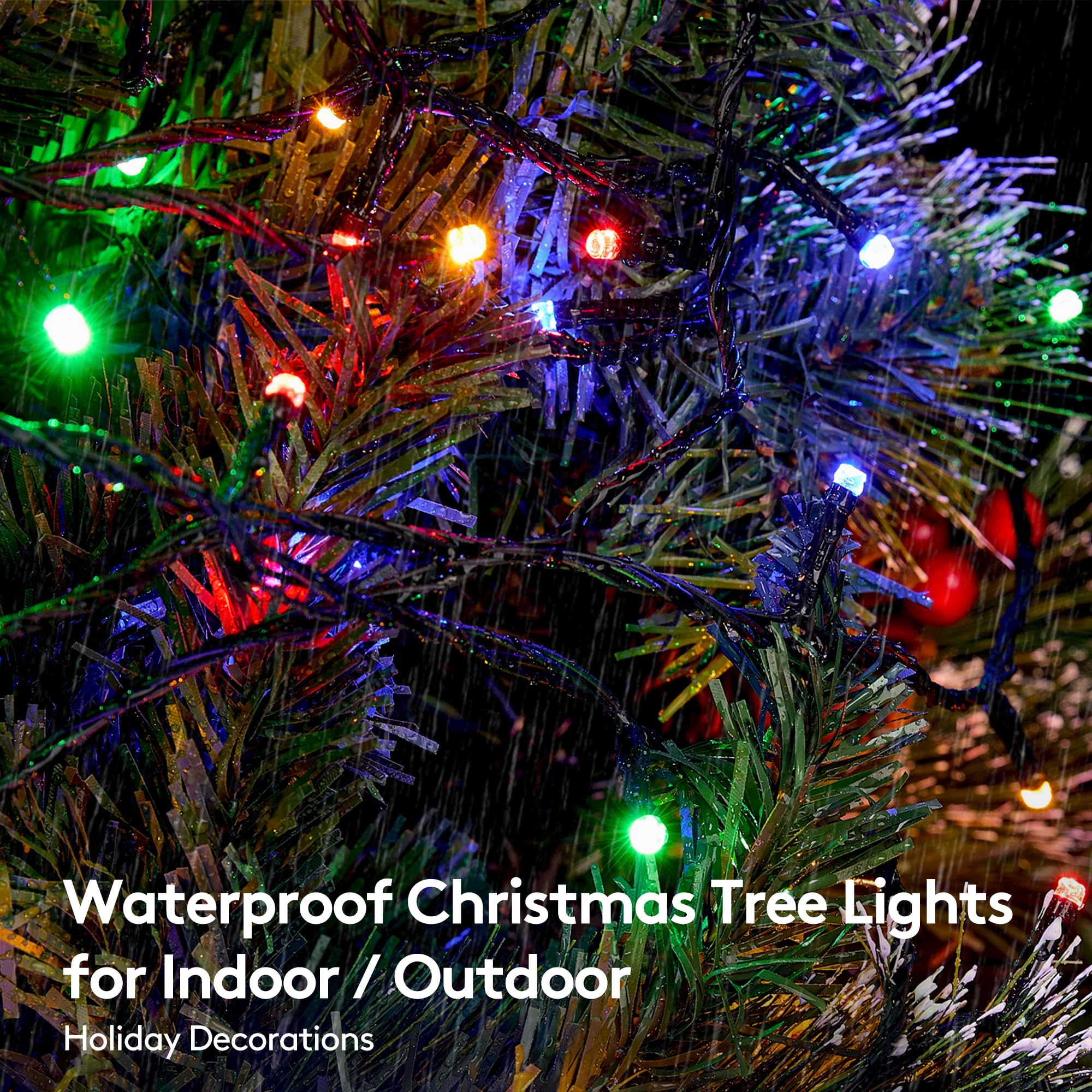 Blctec 800 Led Christmas Lights, 272Ft Multicolor Waterproof String Lights With Timer, 8 Modes For Indoor Outdoor Decor
