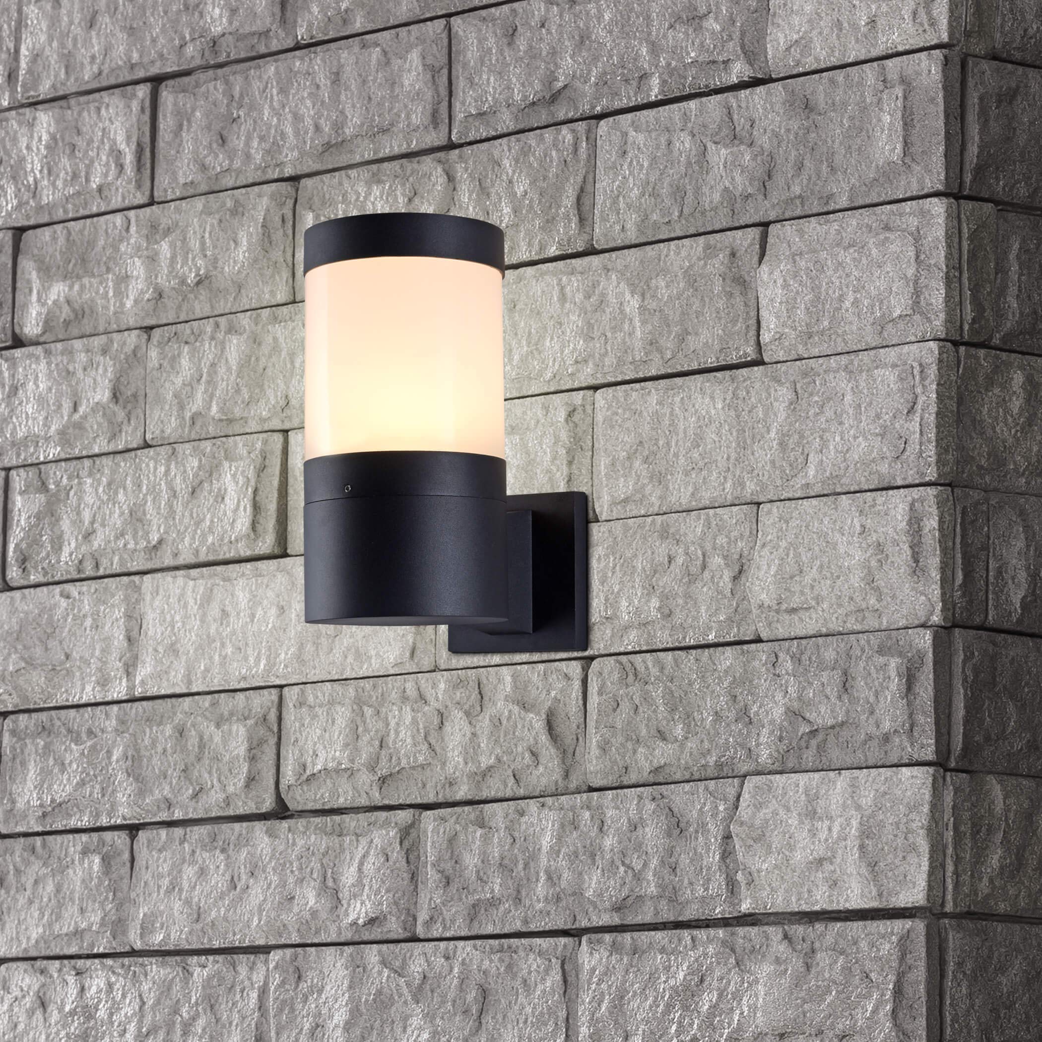 Vonn 11'' Modern Vow1756Bl 5-Watt Integrated Led Outdoor Wall Sconce In Matt Black