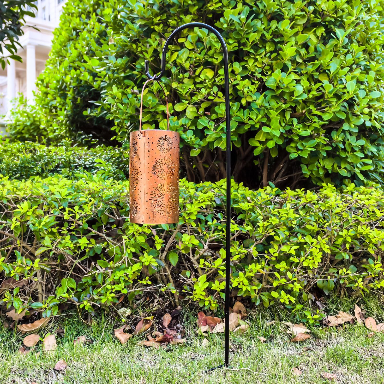 Dibieecn Fireworks Solar Gardening Gifts Lanterns, Garden Decor For Outside, Pattern Solar Decorative Lights Waterproof, Outdoor