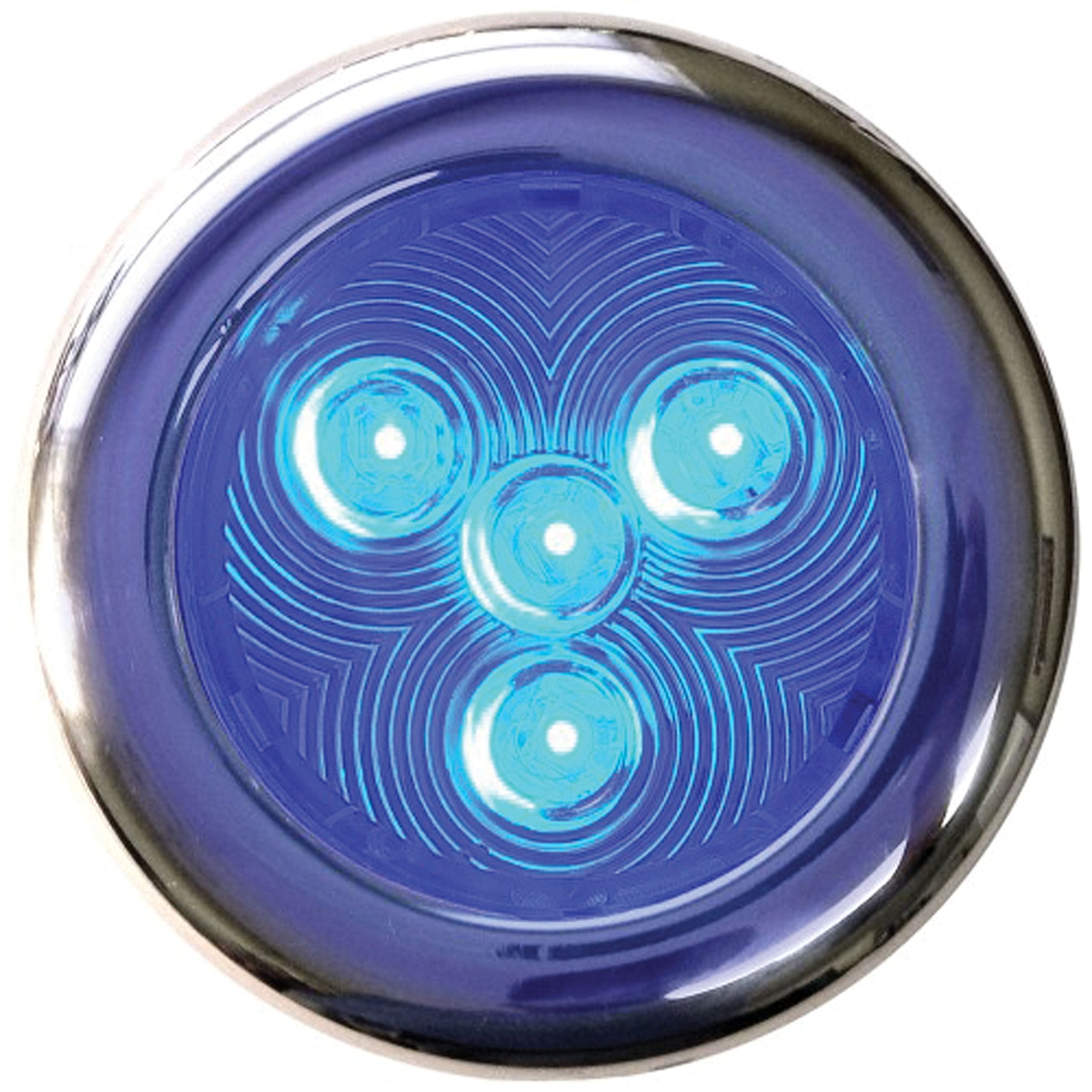 T-H Marine Puck Light, 3-Inch, Stainless Steel/Blue, Model 3003.6881