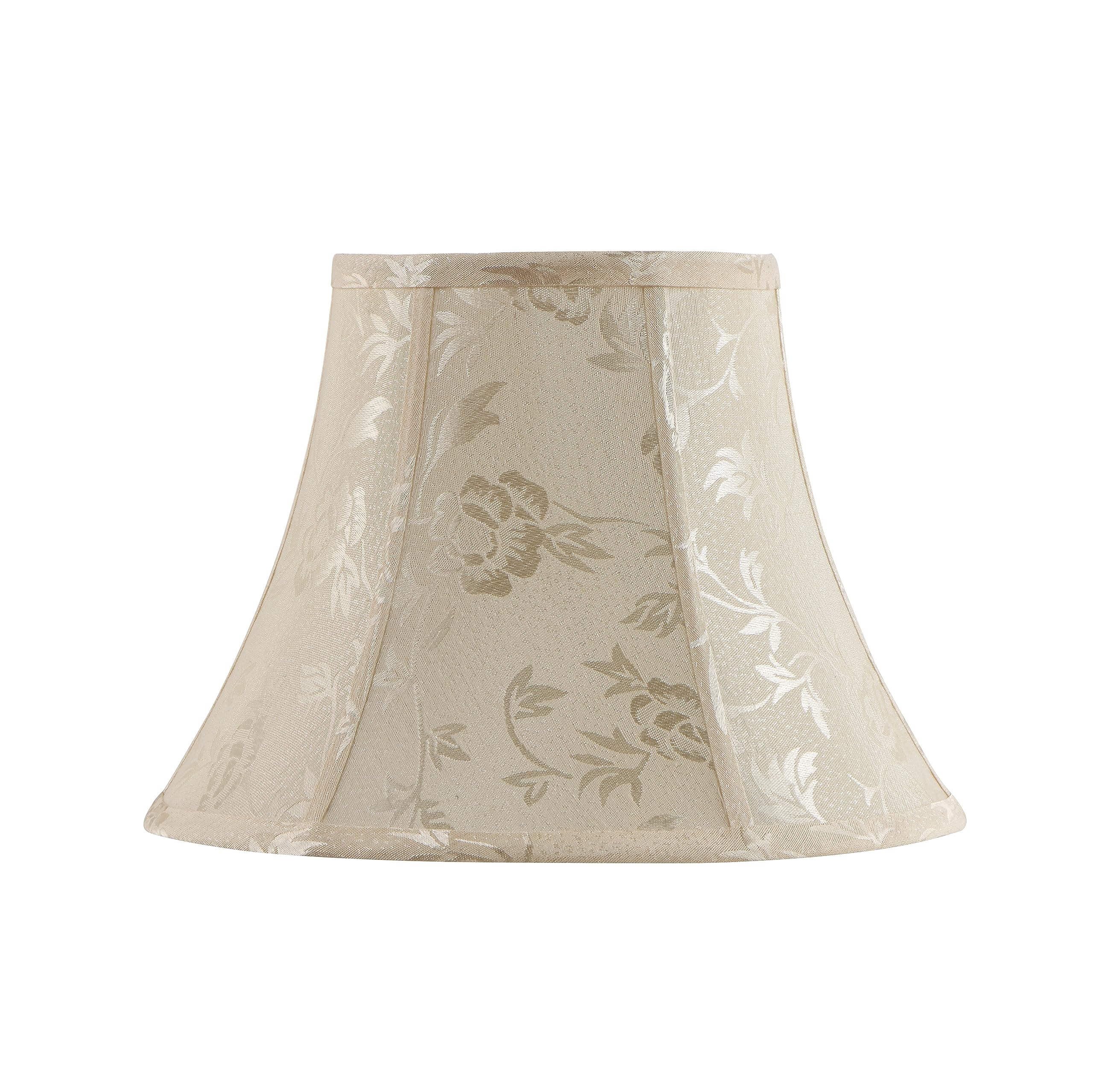 Aspen Creative 30233 Transitional Bell Shape Spider Construction Lamp Shade, Ivory, 7&quot; Top X 13&quot; Bottom X 9-1/2&quot; Slant Height