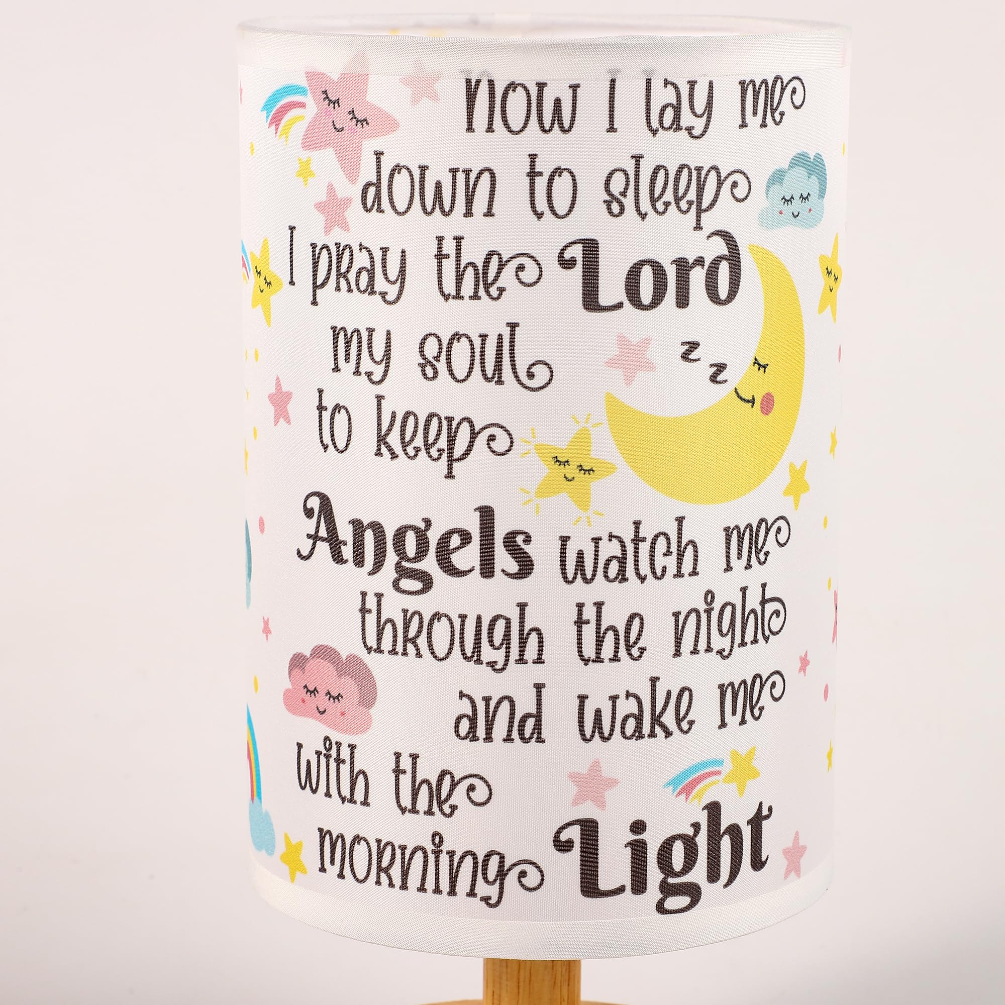 Wsyear Baptism Gifts For Girl & Boy - Baby Christening Gifts, Nursery Decor Night Light - Now I Lay Me Down To Sleep