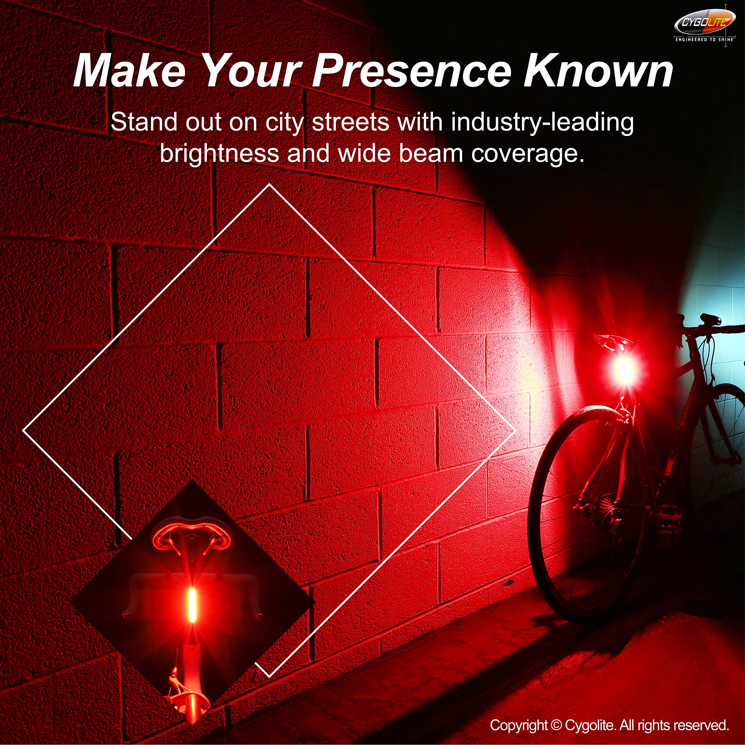 Cygolite Hotrod – 90 Lumen Bike Tail Light - 6 Night & Daytime Modes– Wide Glowing Leds- Compact & Sleek– Ip64 Water Resistant– Sturdy Flexible Mount- Usb Rechargeable–Great For Busy Roads