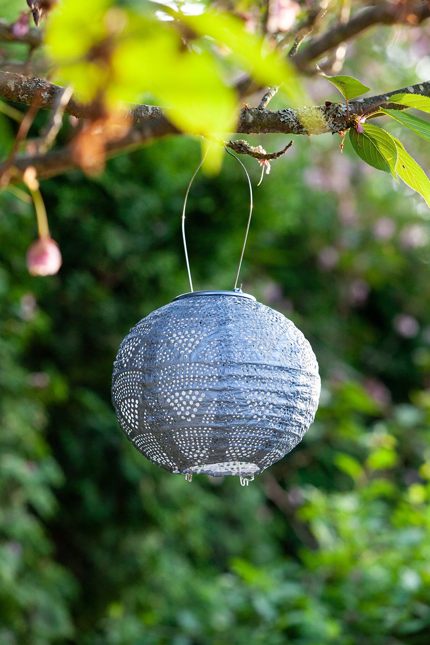 Allsop Home Garden 32026 Solar Lighting, Metallic Blue