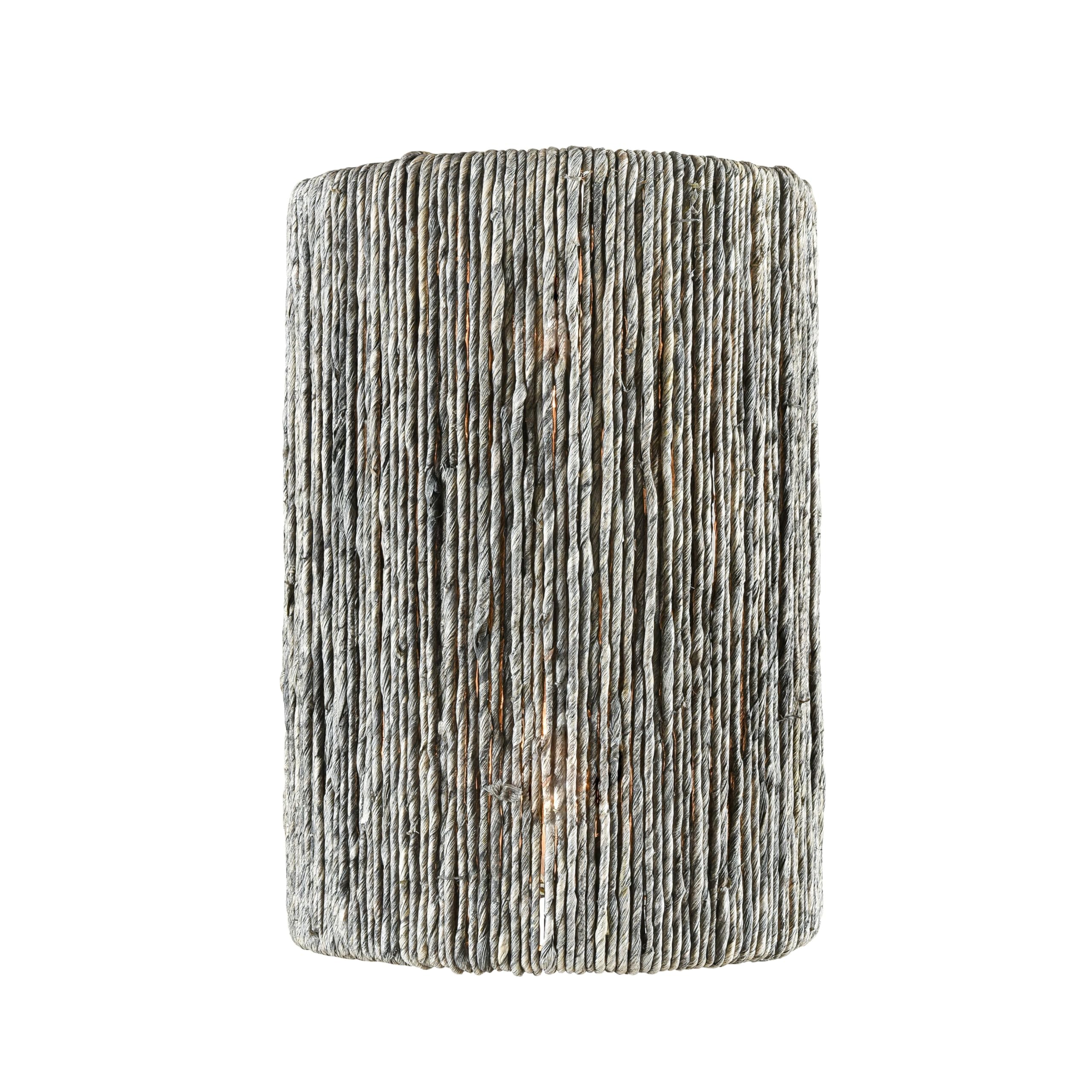 Elk Lighting Abaca 2-Light Sconce In Polished Nickel