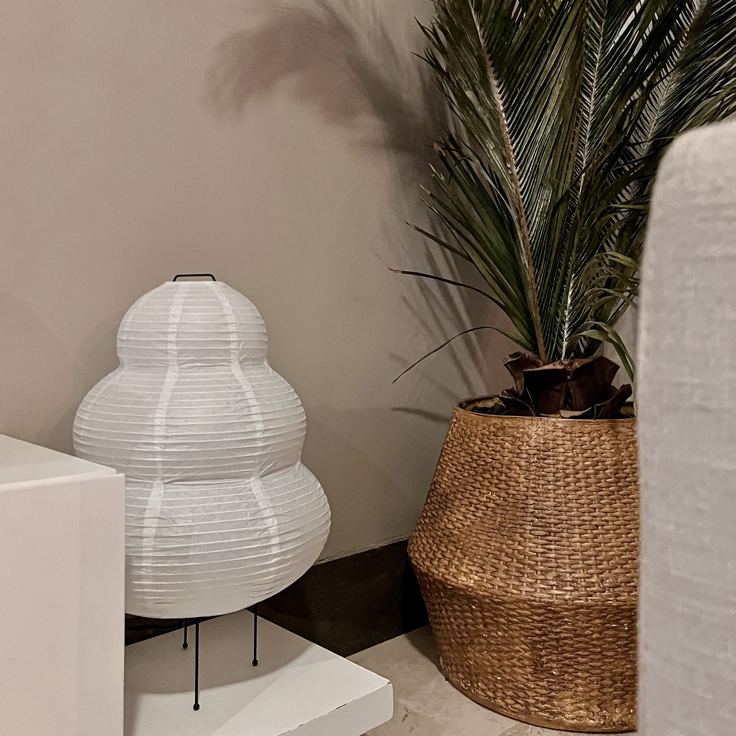 Japanese Paper Floor Lamp - Paper Lantern Floor Lamp - Cozy Mid Century Floor Lamp (Floor Lamp)