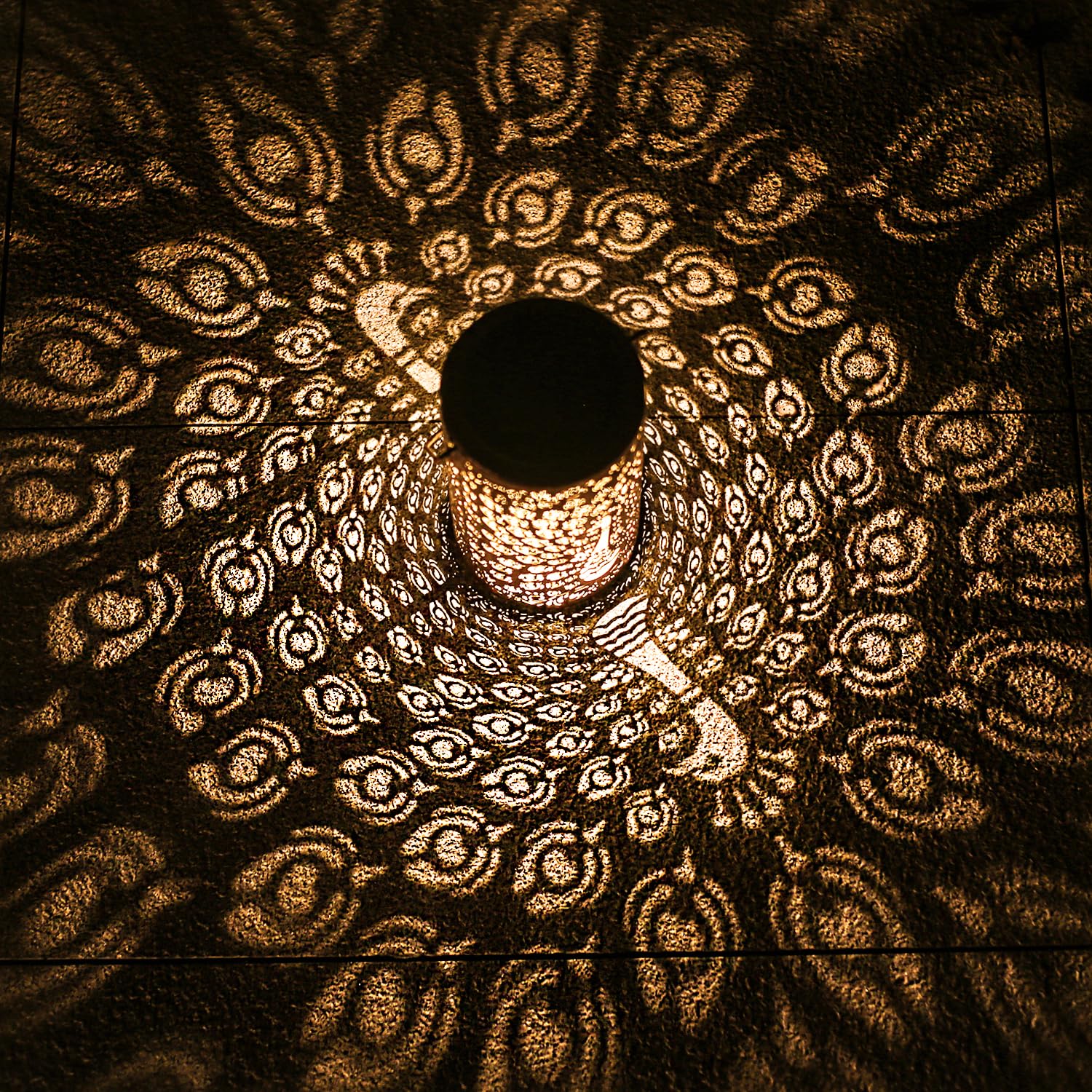 Peacock Solar Lanterns Outdoor Waterproof Hanging Solar Lights Peacock Gifts For Women Men Metal Decorative Led Lanterns For Yar