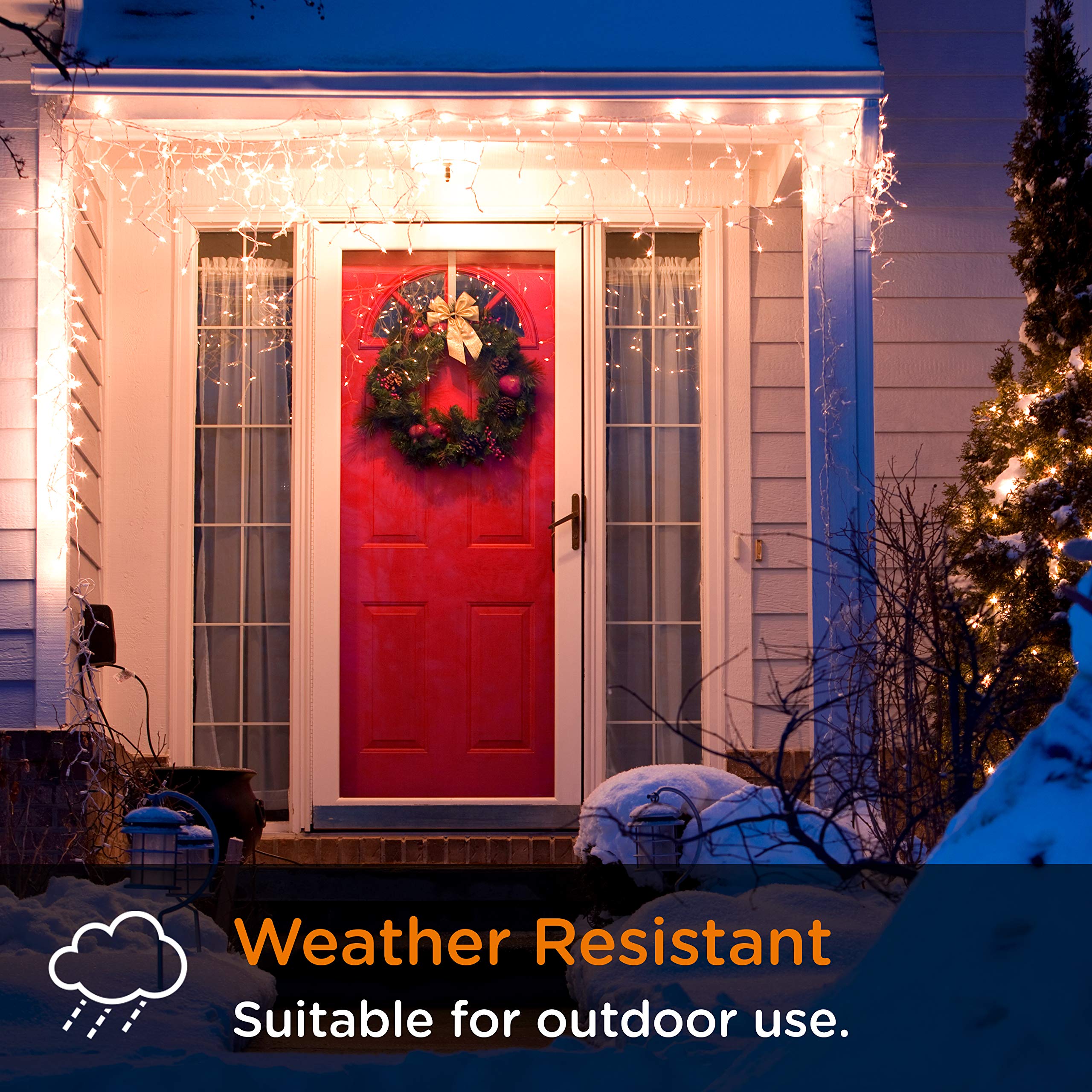myTouchSmart Outdoor Timer with 6 Outlets, 6ft Cord, Weather Resistant, Model 48708, Green