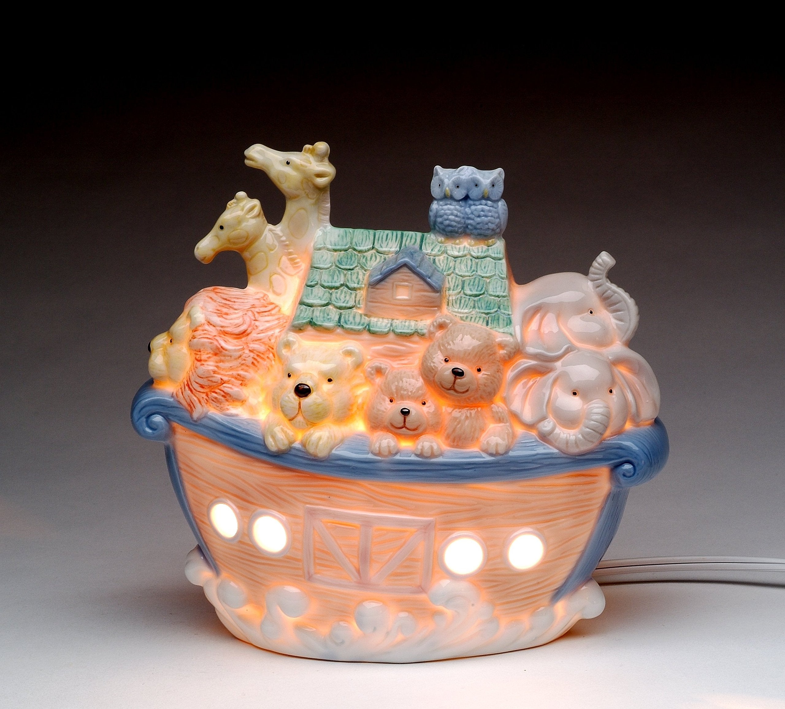 Cosmos Gifts 5654 Noahs Ark Night Light 6 H