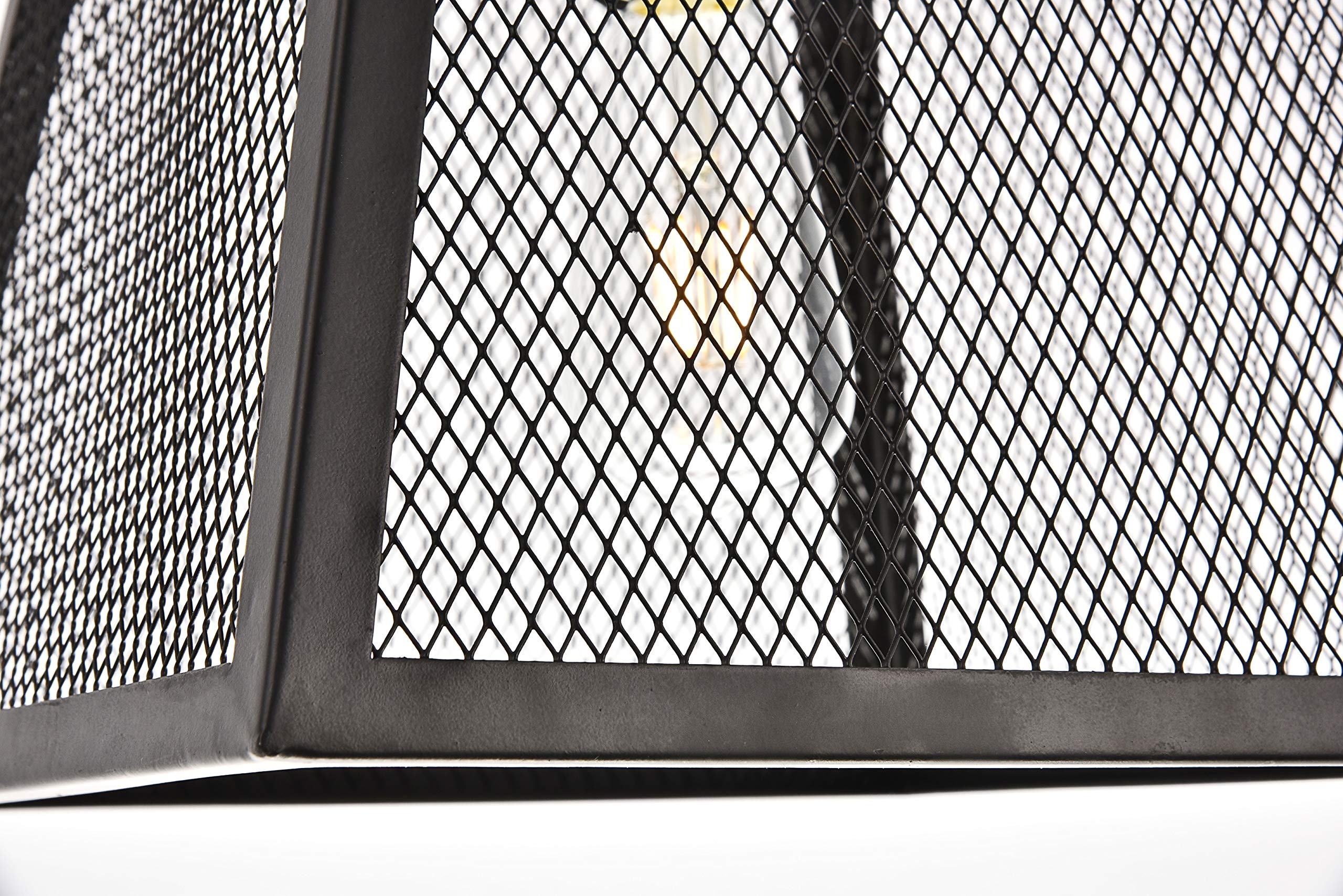 Living District Talon Pendant Light, Matte Black, 1 Light, D11.8 H12.8, Metal Fixture