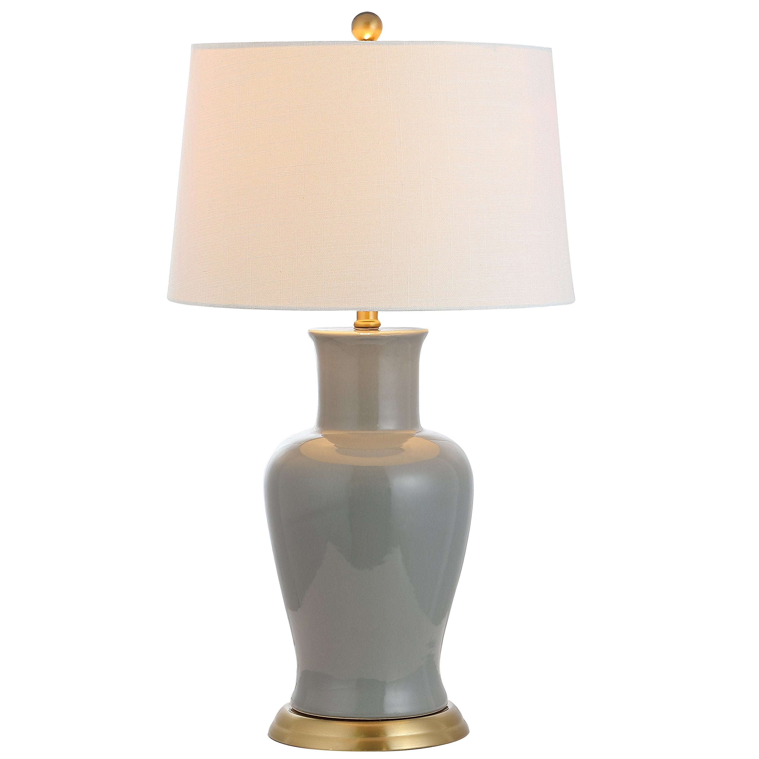 JONATHAN Y JYL4026C Julian 29'' Ceramic LED Table Lamp Traditional Transitional Bedside Desk Nightstand Lamp for Bedroom Living 