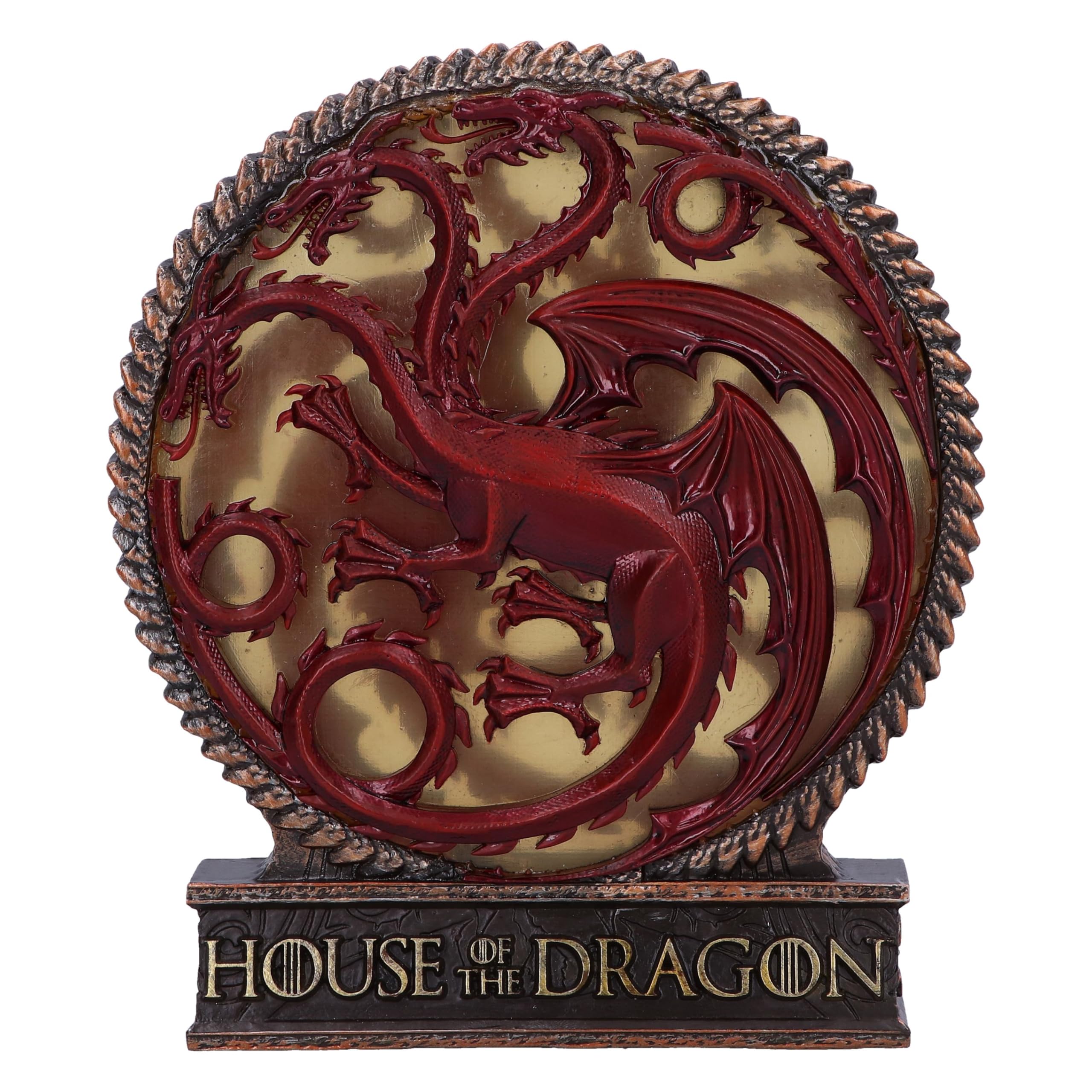 Nemesis Now House of the Dragon Lamp  Stunning Red Dragon Light Fixture for Fantasy Lovers  Officially Licensed Collectible and HOTD Merch  20.5cm