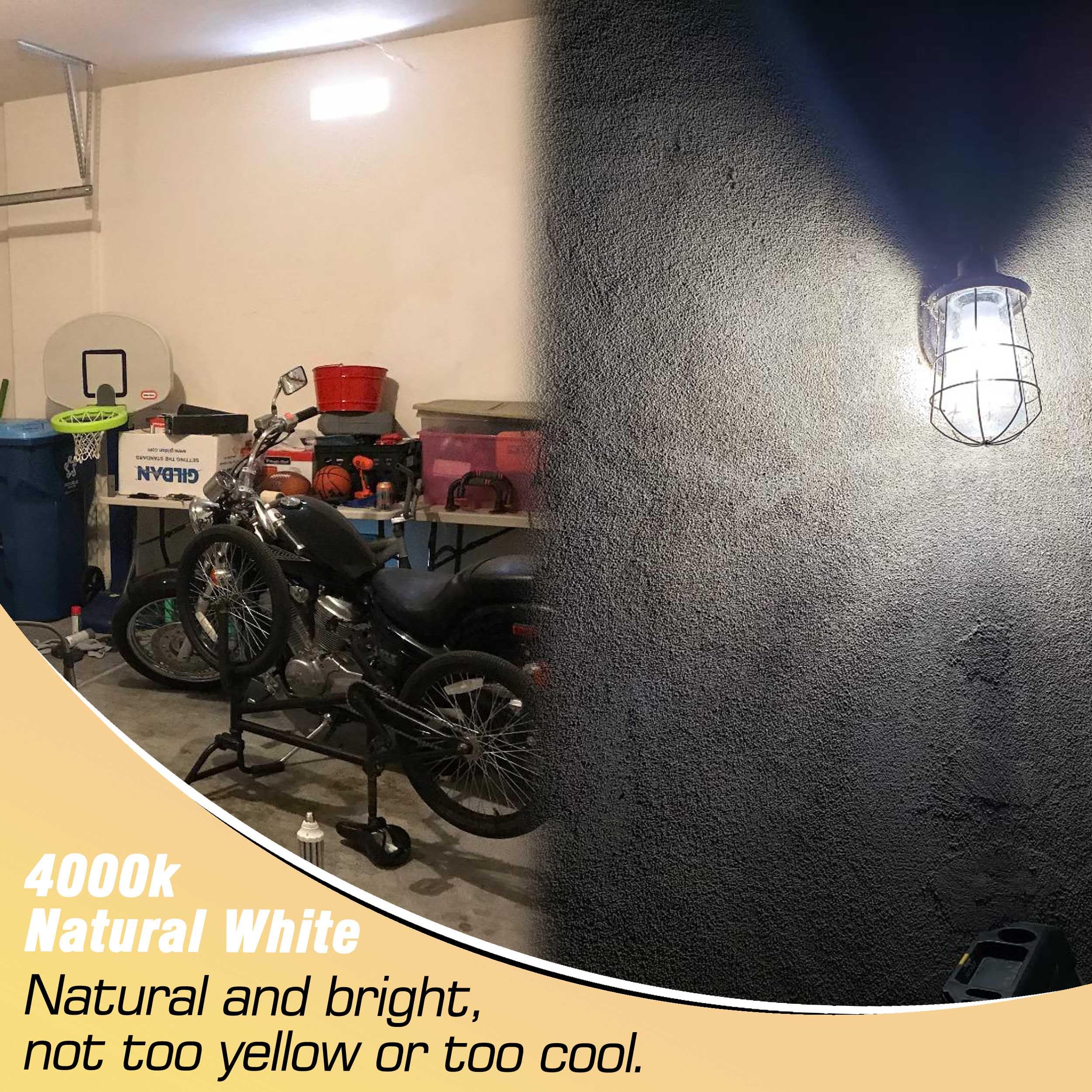 1.77 X 5.90 Inch Big E26 20W Led Corn Bulbs 3000 Lumen 200 Watt Equivalent Incandescent Light Bulbs 4000K Natural White Candelab