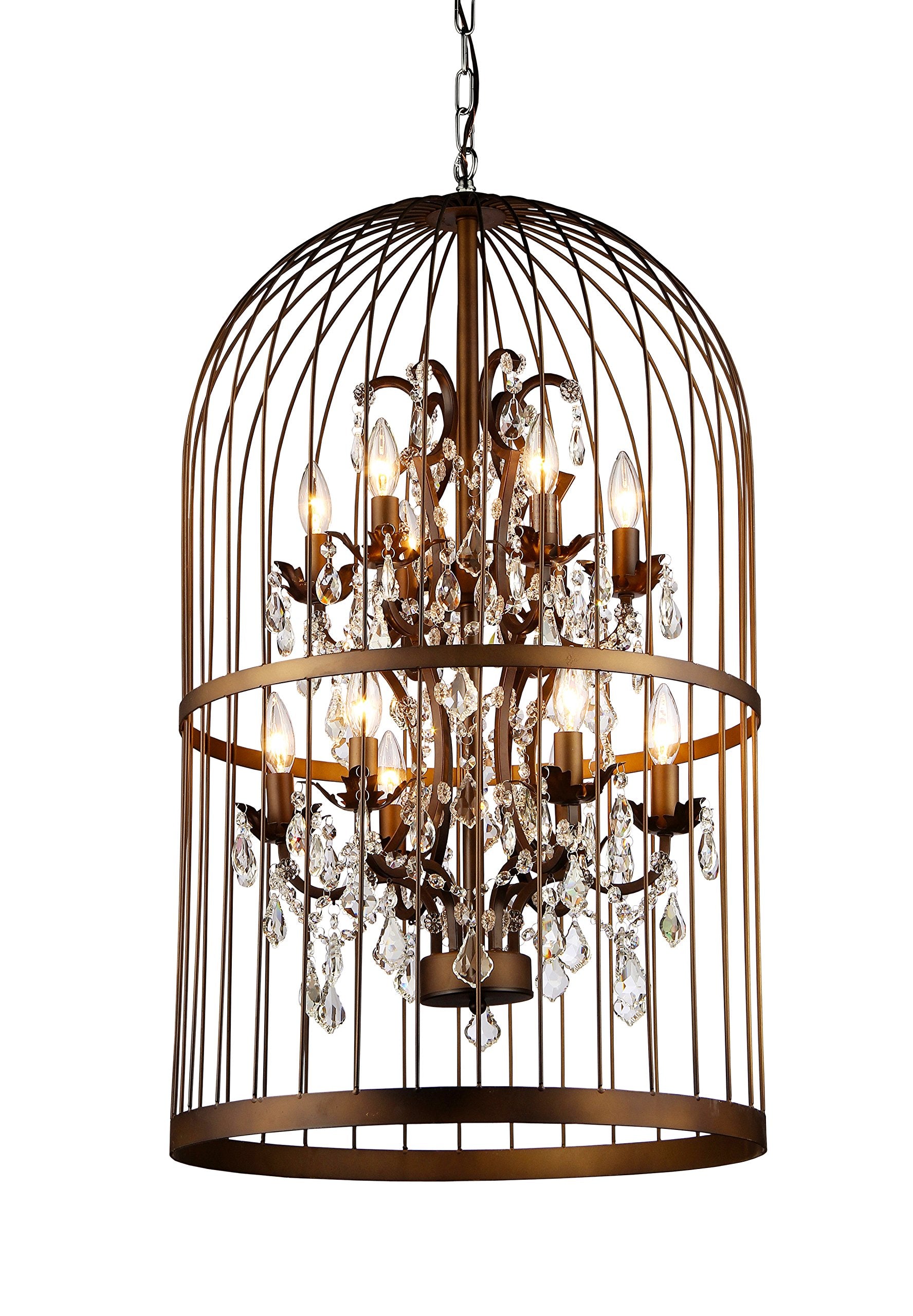 Whse Of Tiffany Rl8058B Rinee Cage Chandelier