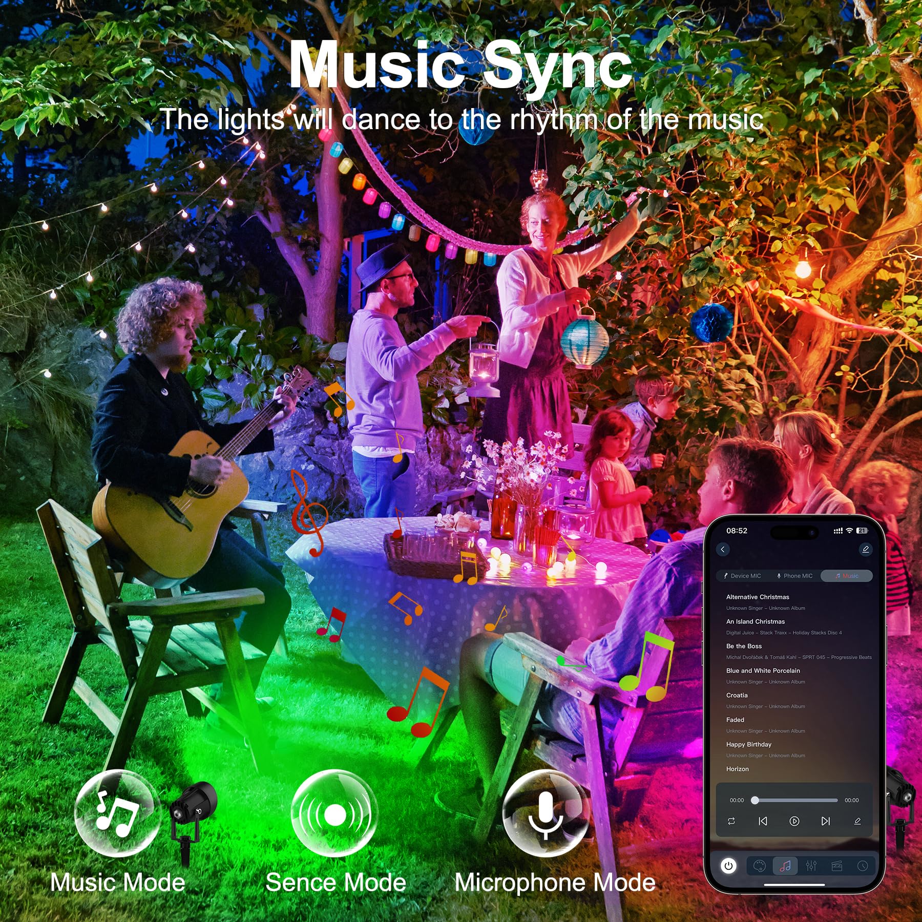 T-Sun Rgb Spotlight Indoor Led Spotlight With Remote, Plant Spotlight Indoor Uplights, 16 Millons Colors Floor Lights Dimmable M