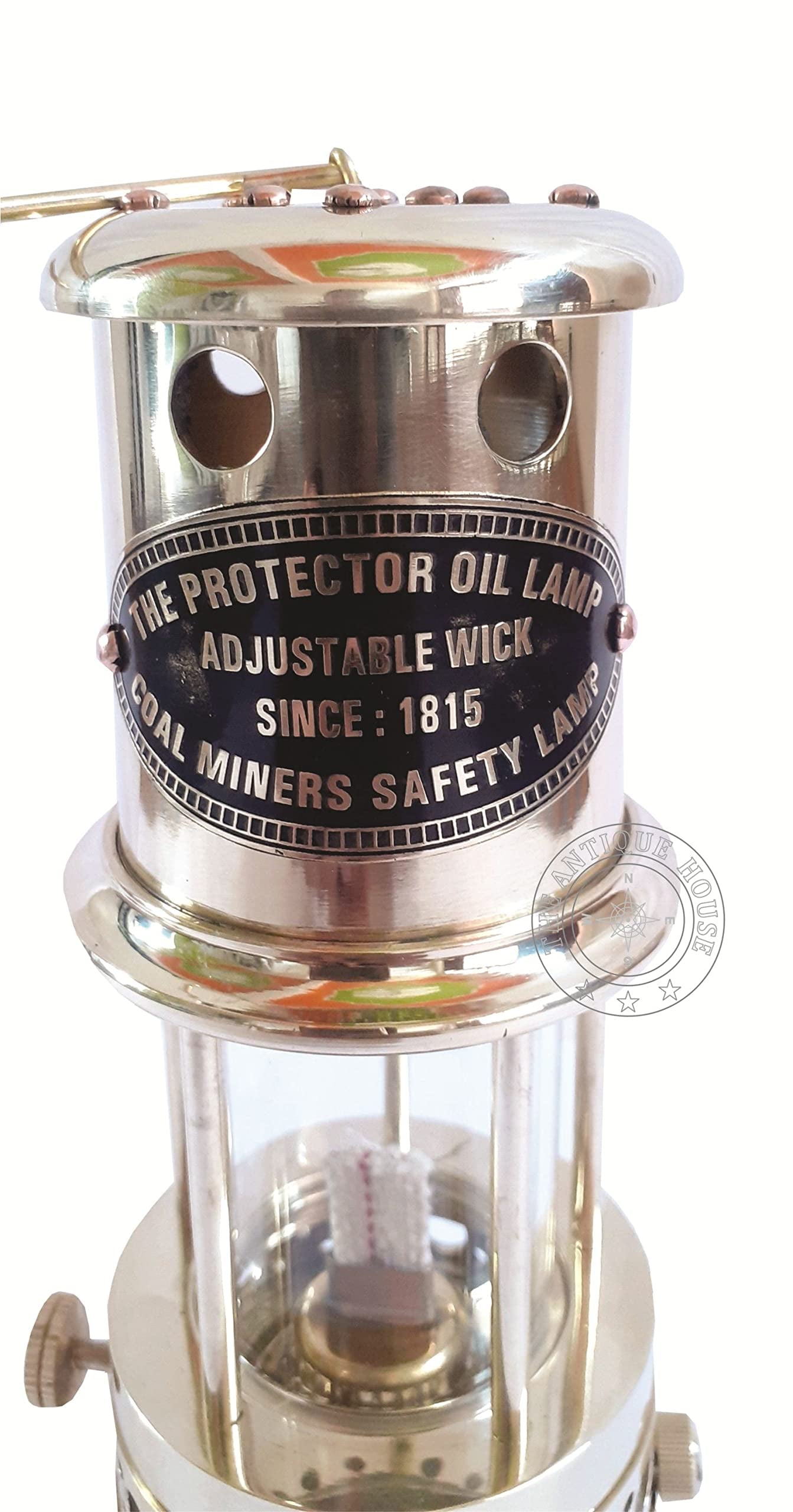 Solid Brass 100% Working Nautical Miner Lamp Oil Ship Lantern Maritime Gift