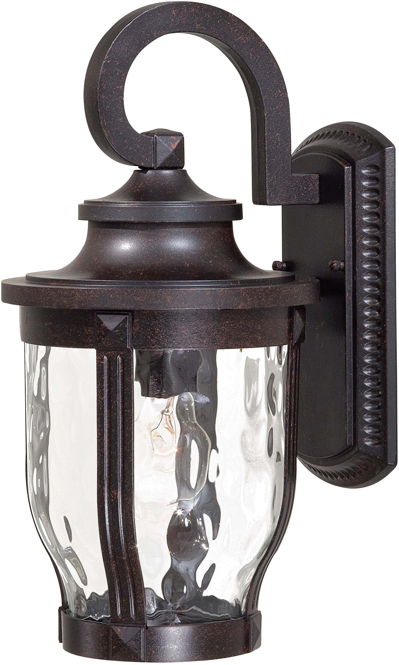 Minka Lavery Outdoor Wall Light, 100 Watts, Bronze, 16.25 in Height, Model 8762-166, Metal Construction