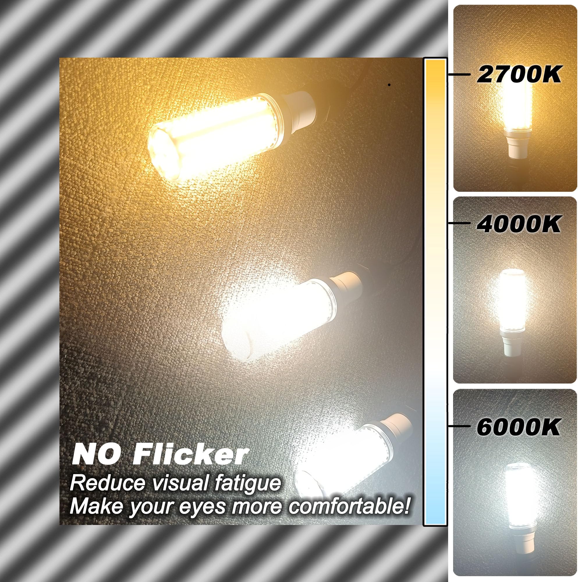 1.77X 5.9 Inch,E26 E27 Led Corn Light Bulb 200W Replacement 3000 Lm 4000K Natural White,20W E26 Medium Base Non-Dimmable Candela