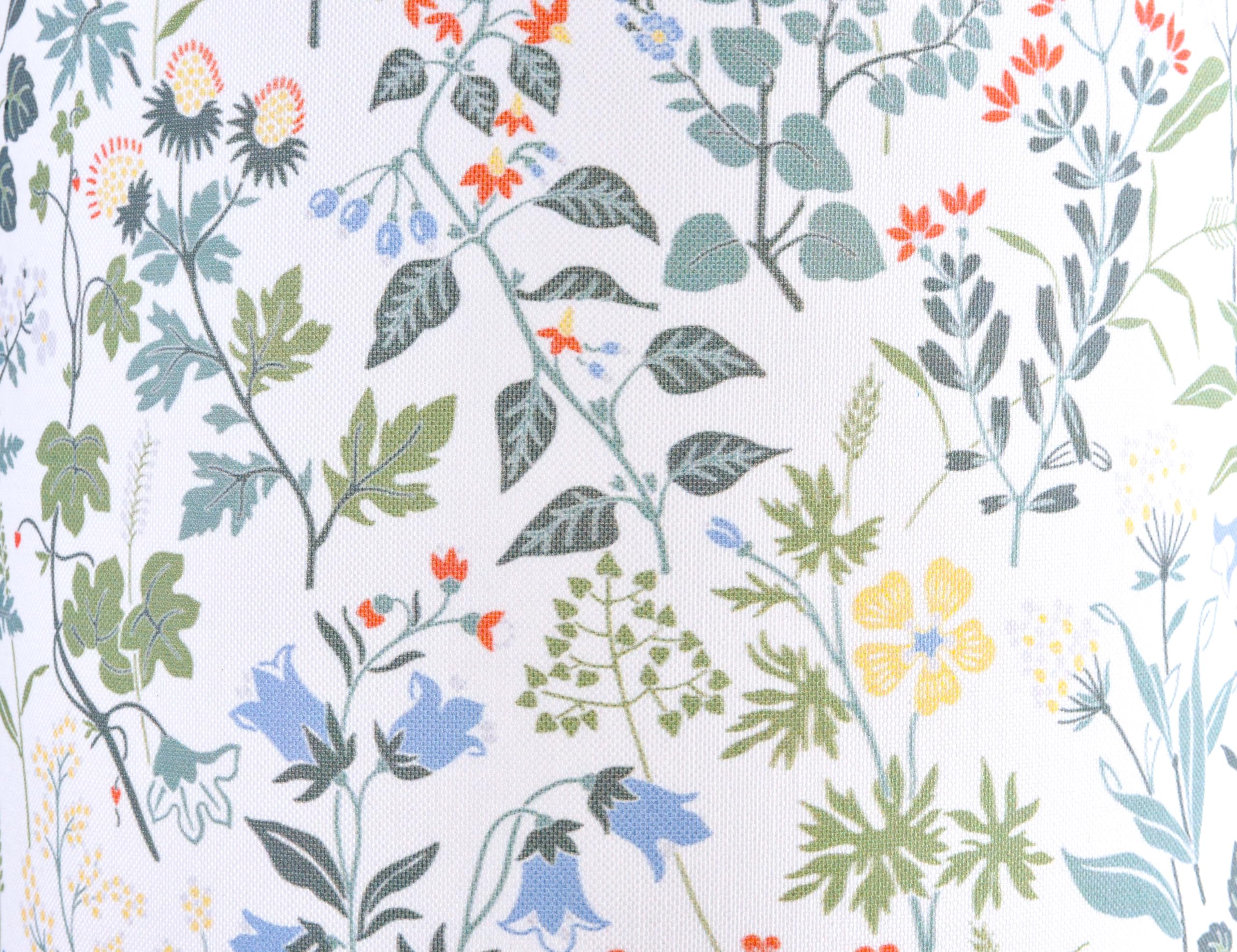 Goso Set Of 2 Tall Lampshade 9.8 ''Top X 9.8'' Bottom X 11.8 ''High, Polyester Fiber Printing Flowers Drum Lamp Shade, Lampshade